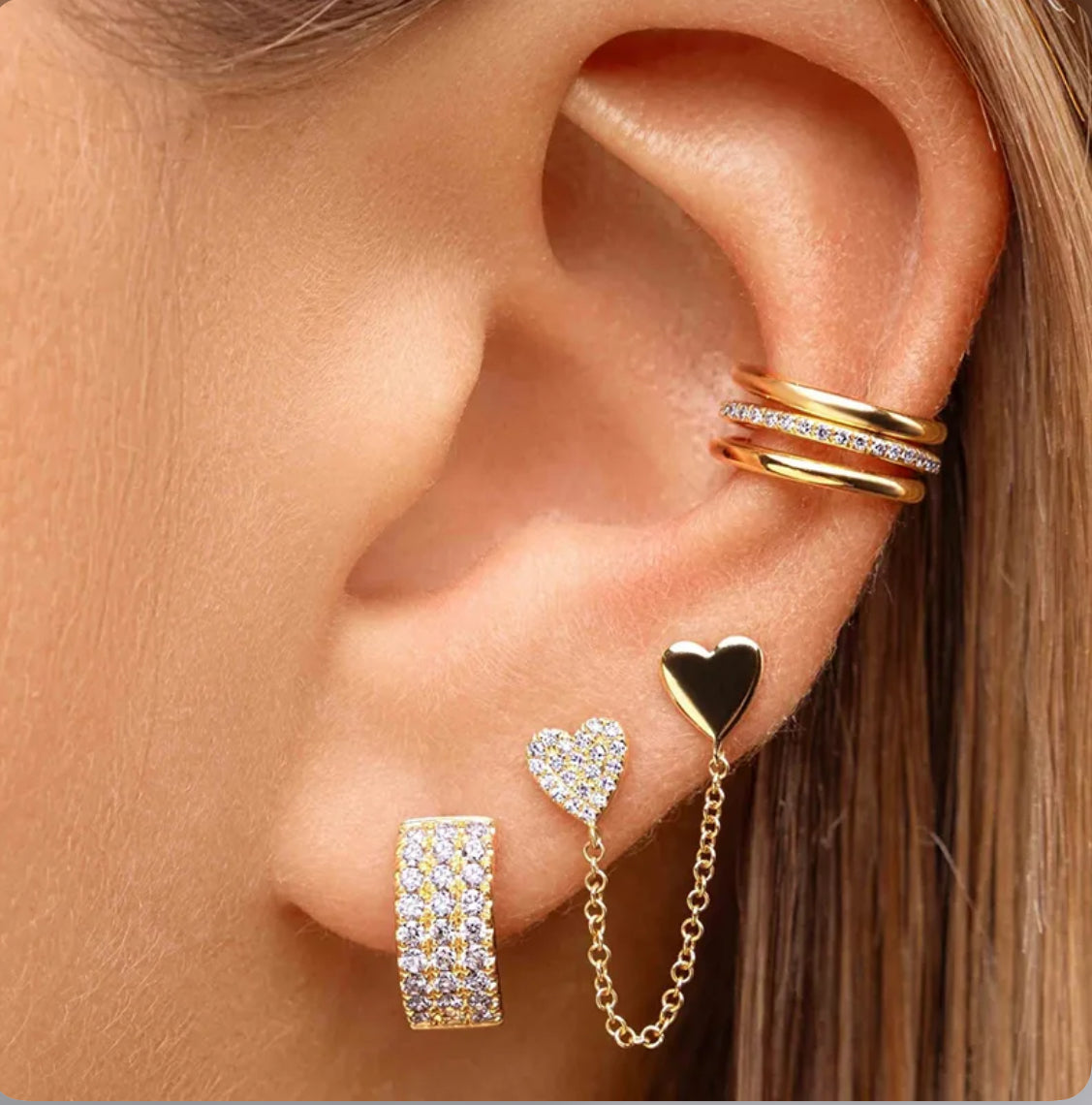 Connected Hearts Earrings