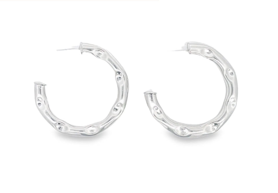 Hammered Hoops
