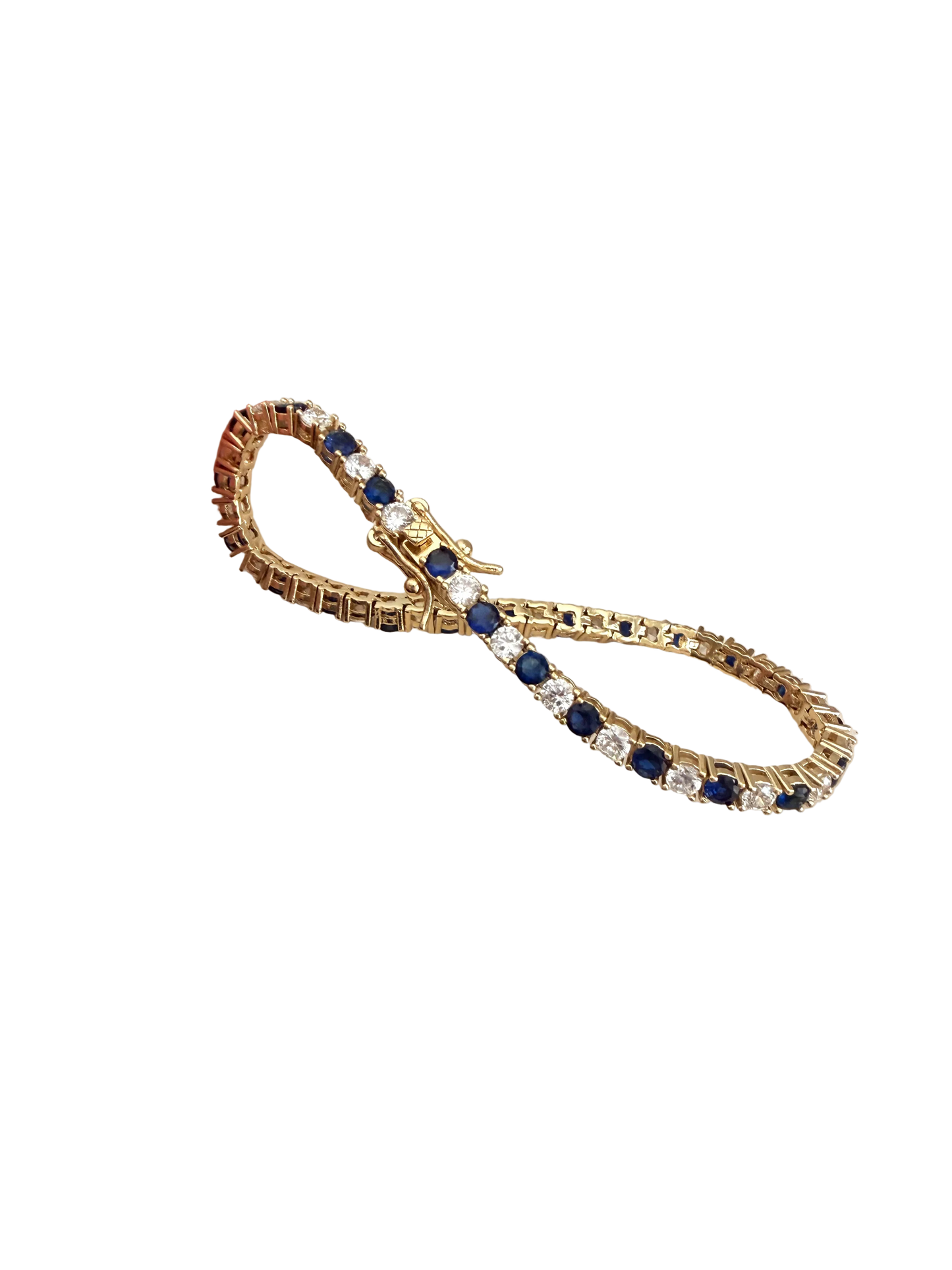 Two-Tone Tennis Bracelet