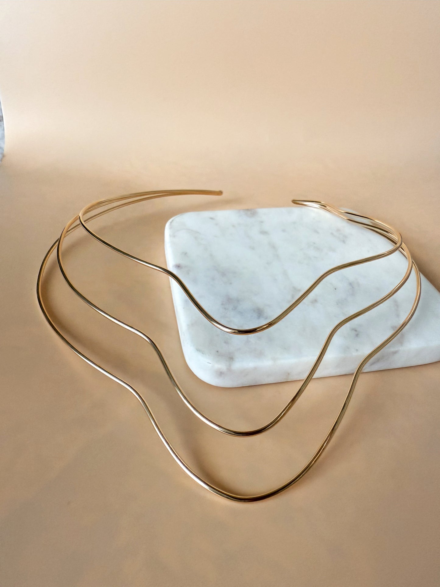 Triple Layered Choker Necklace