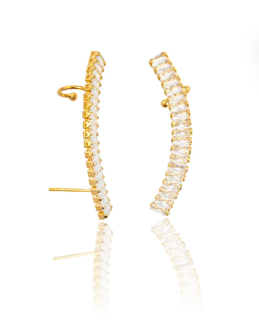 Baguette Crawlers Earrings