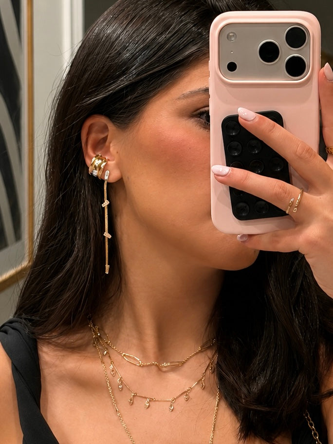 Linear Drop Earrings