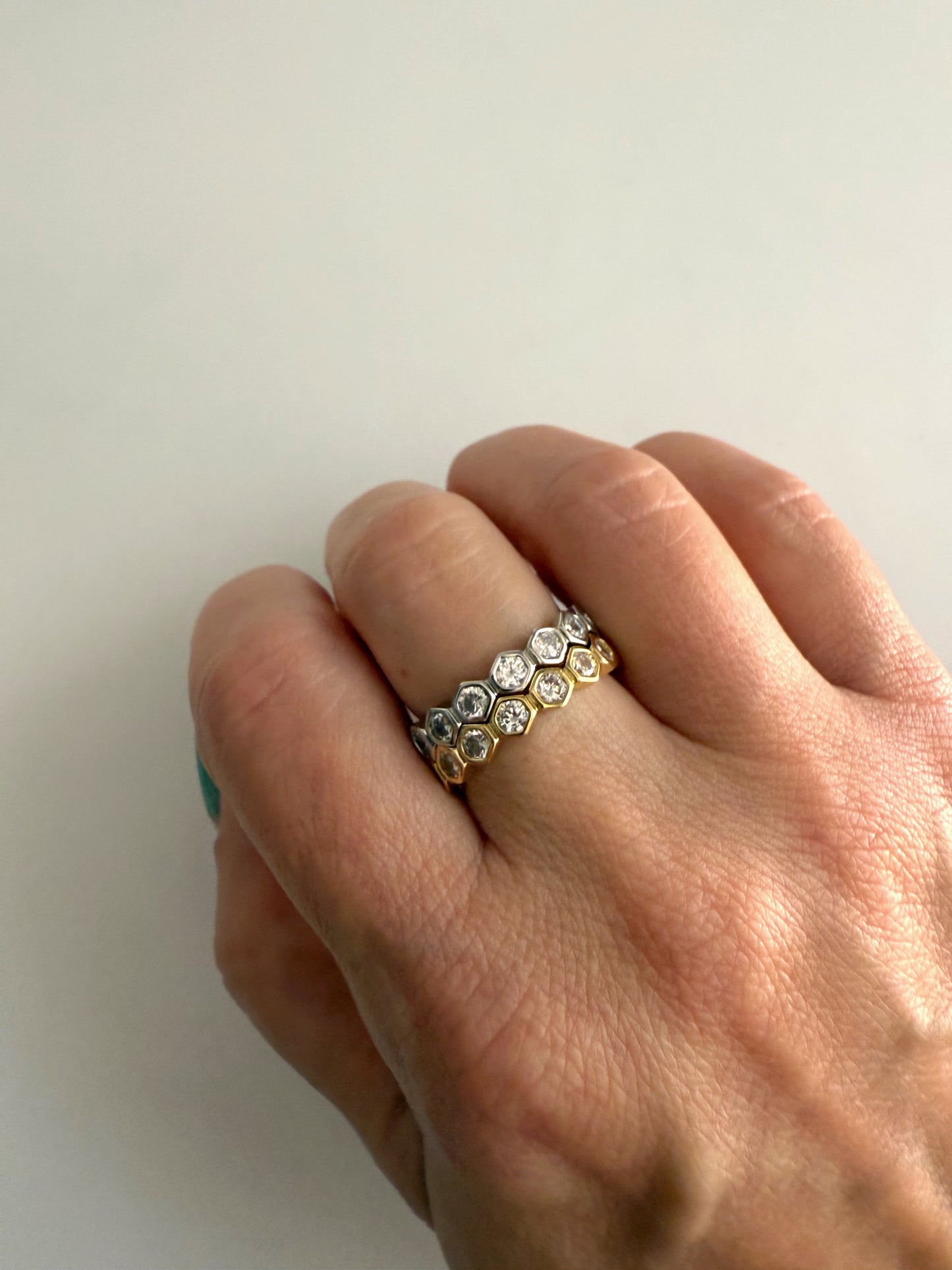 Sparkling Rhombus Ring