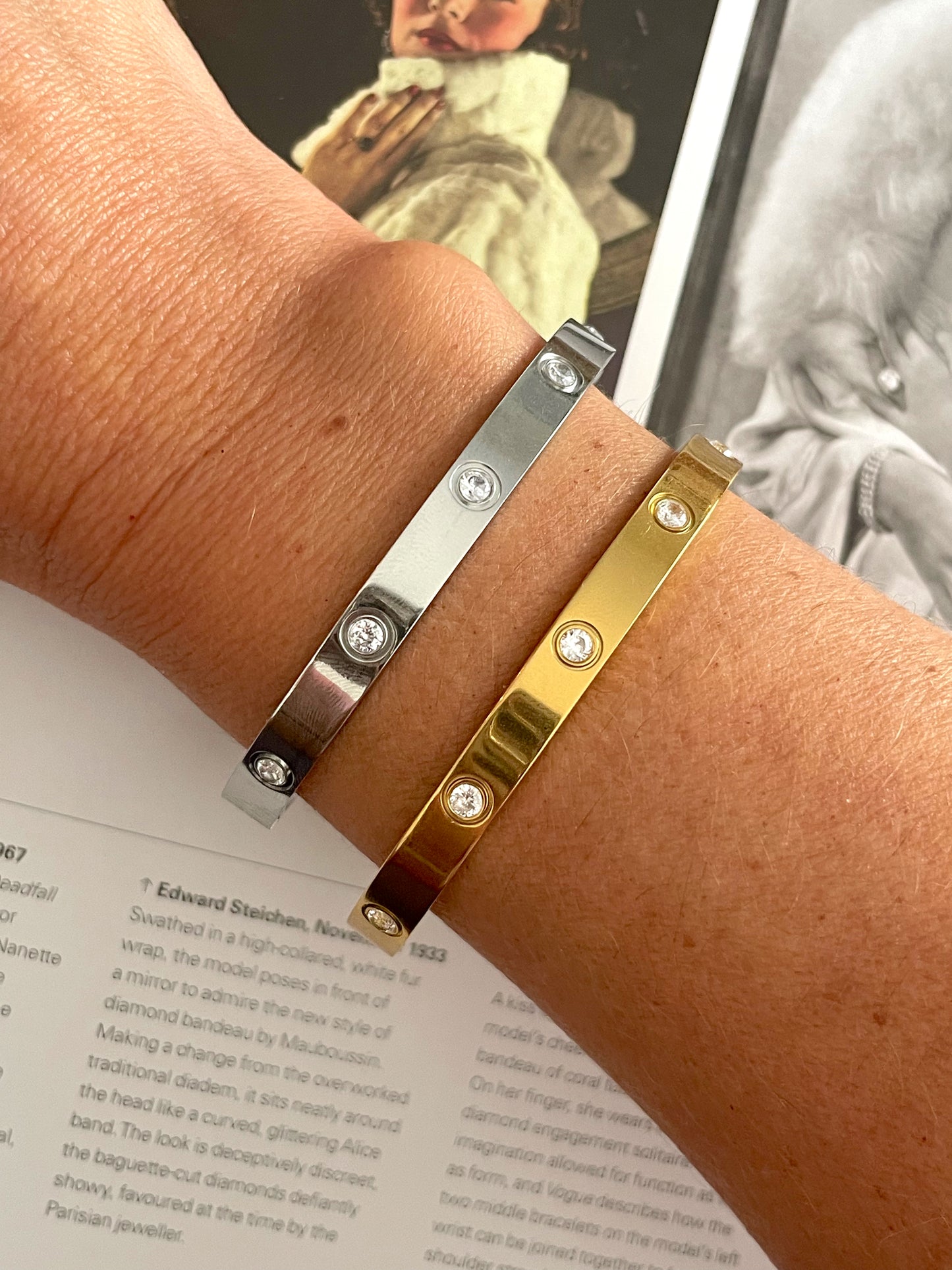 Screw Bangle Bracelet