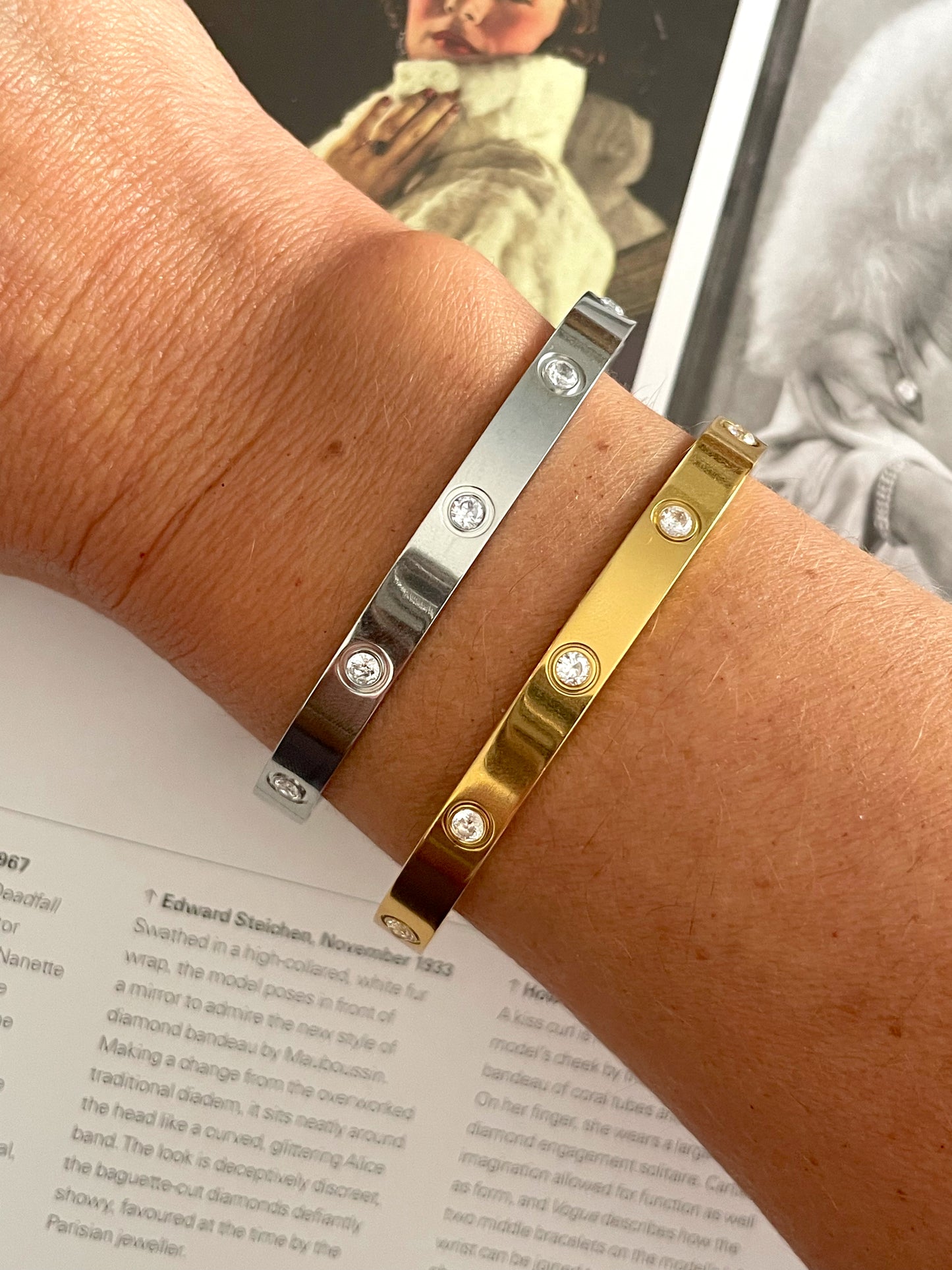 Screw Bangle Bracelet