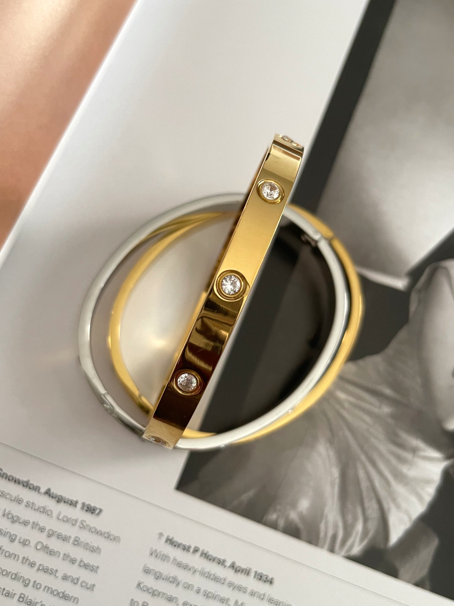 Screw Bangle Bracelet