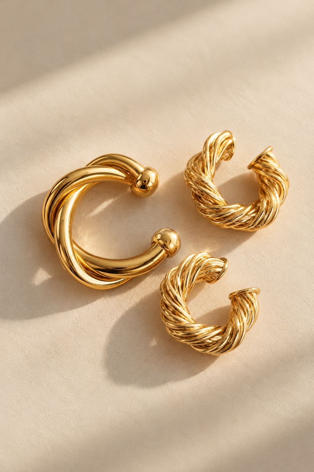 Boucle d'oreille croissant