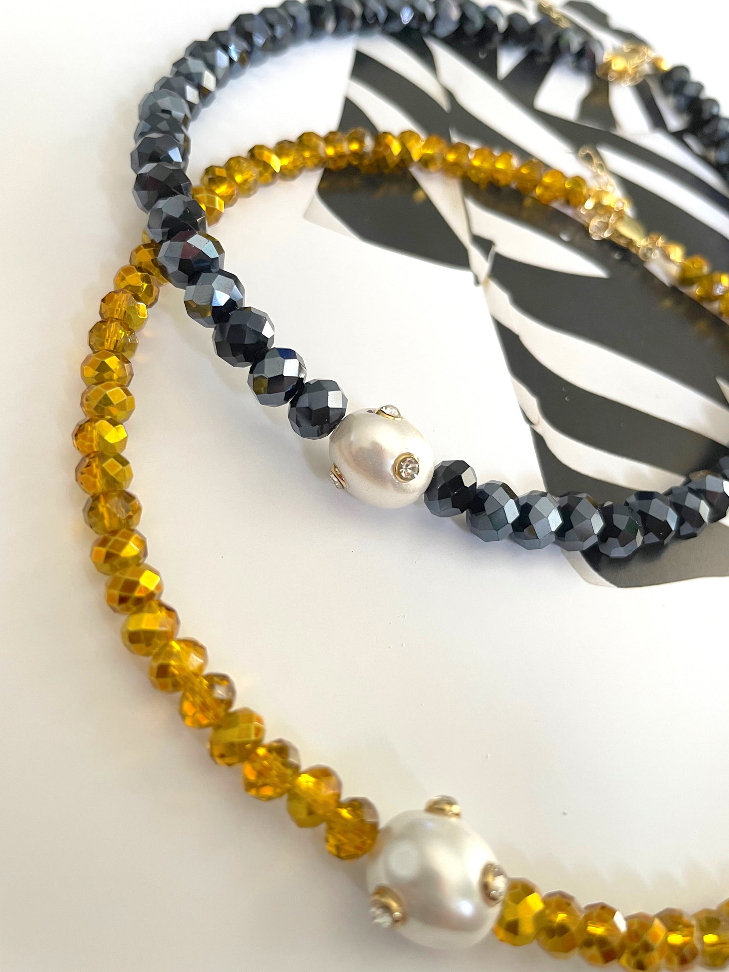 Collier de base en perles de cristal CZ