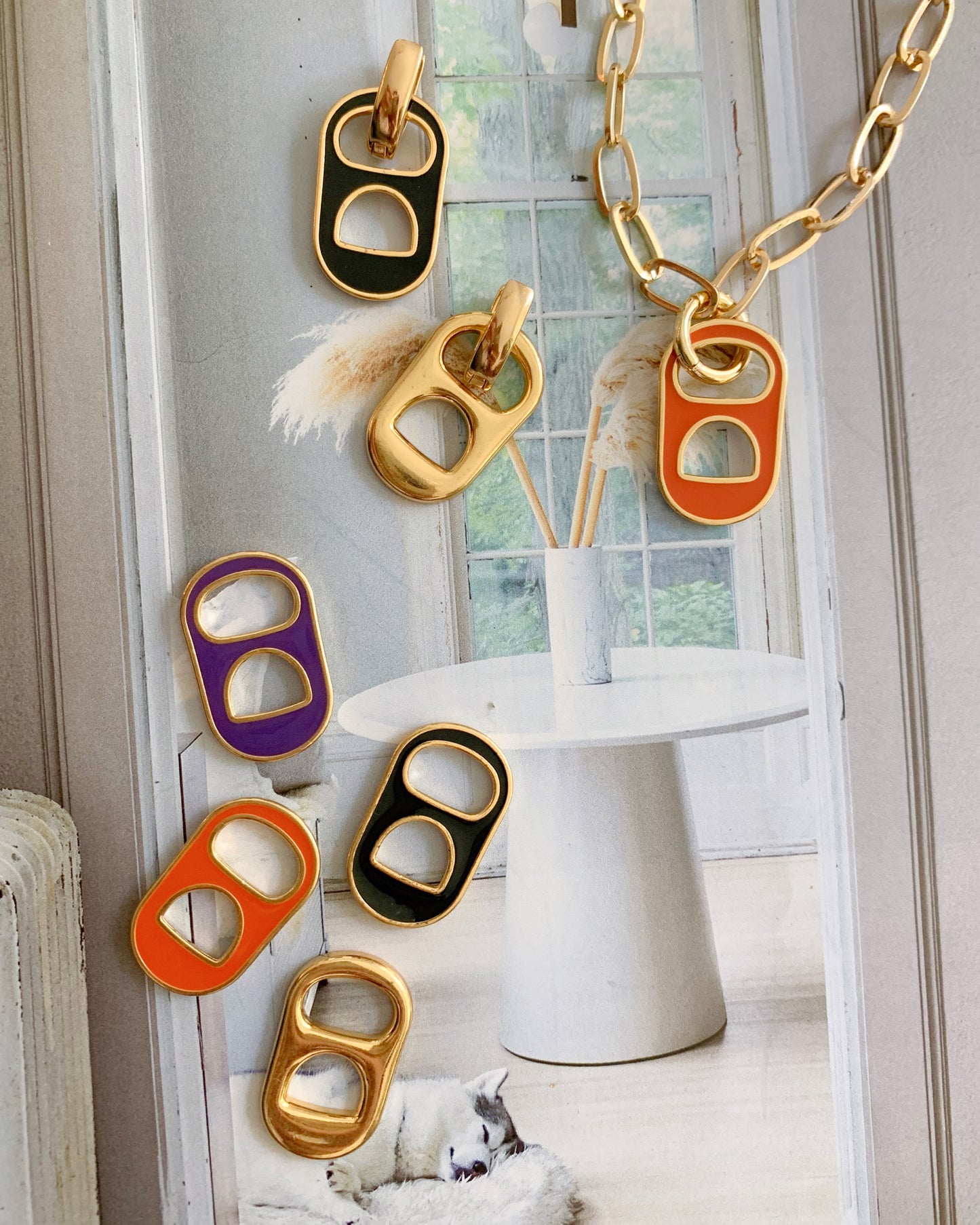 Bouchons de soda réversibles or/couleur