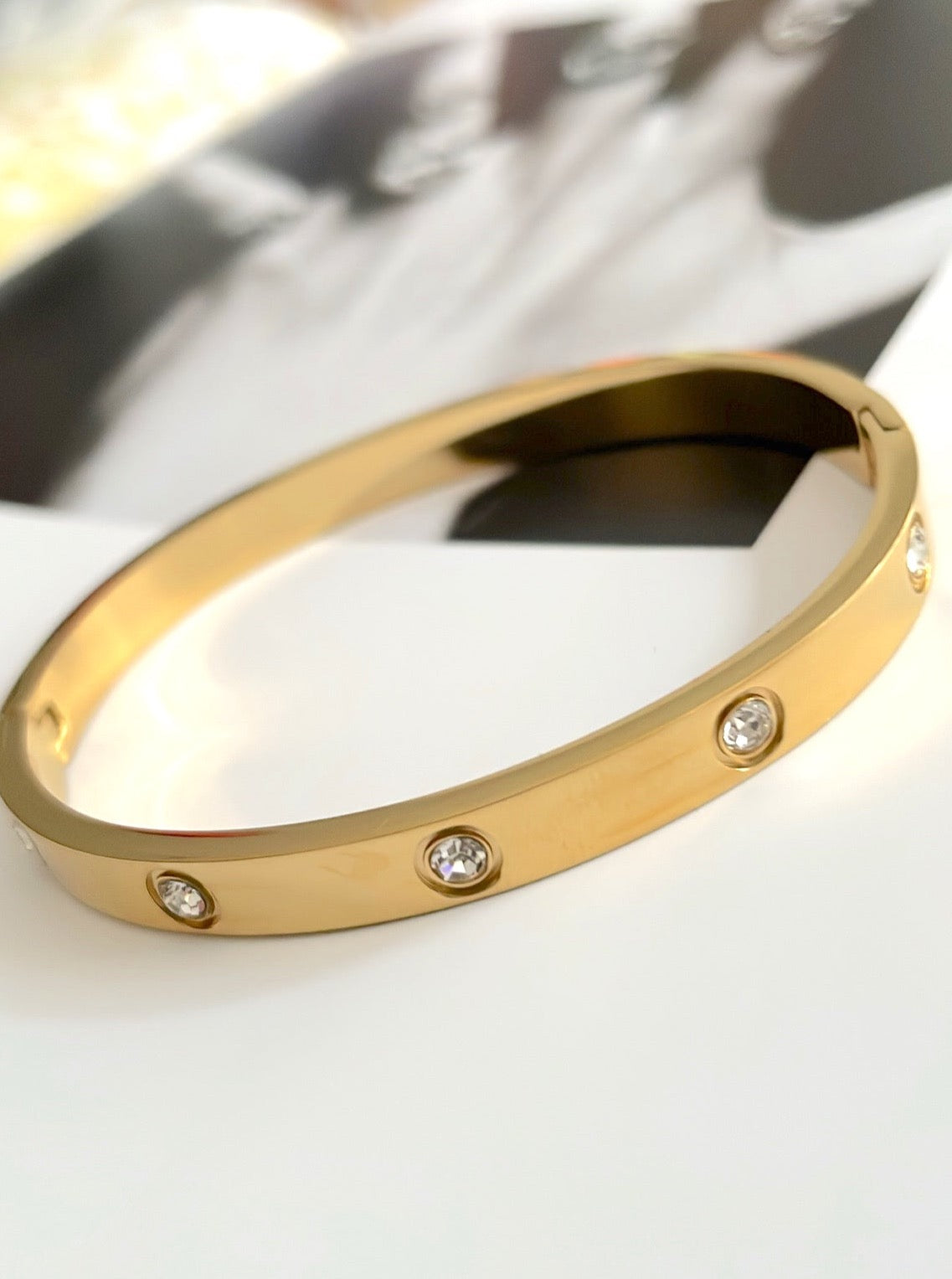 Screw Bangle Bracelet