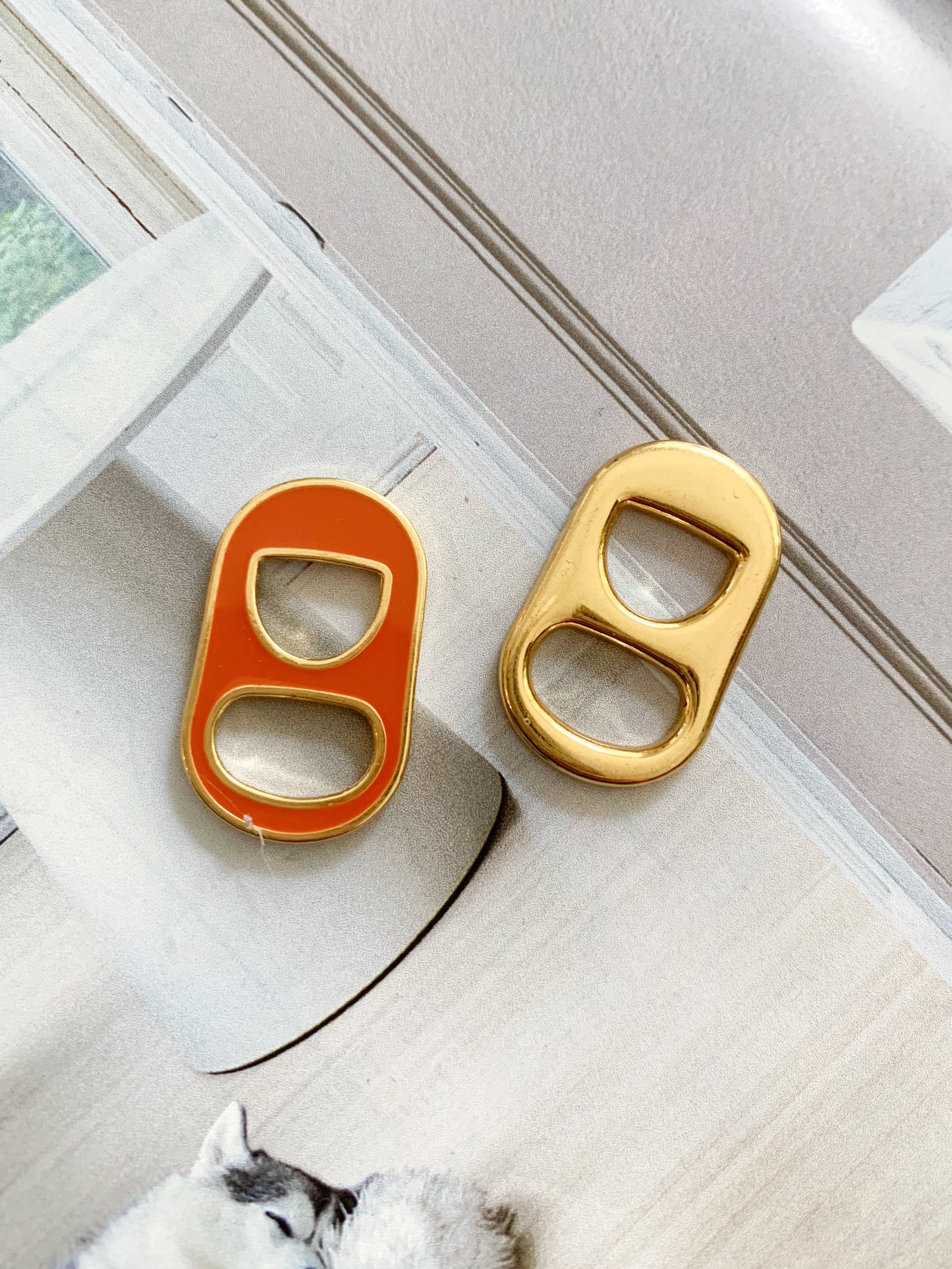 Bouchons de soda réversibles or/couleur