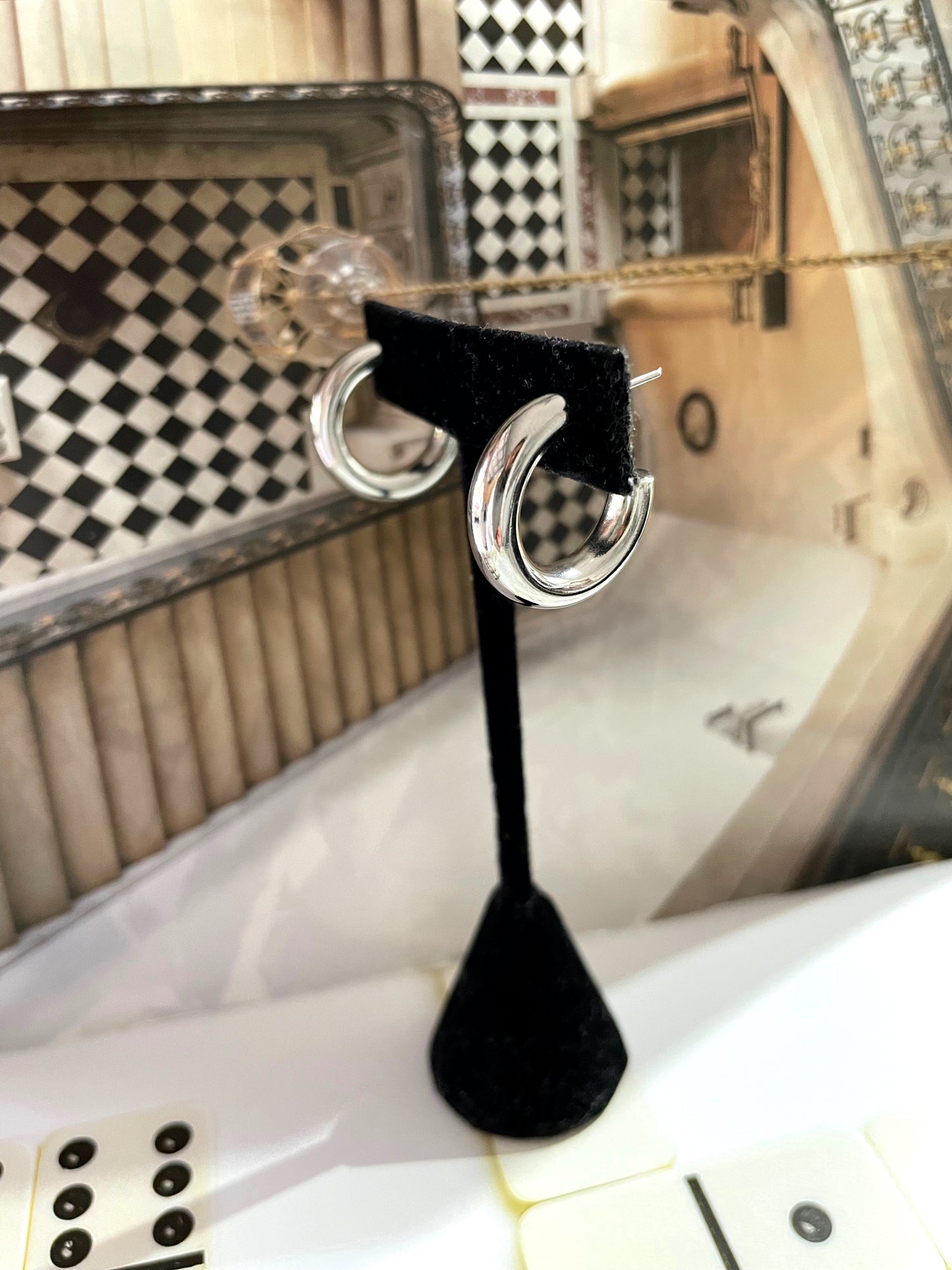 Aros traseros de plata