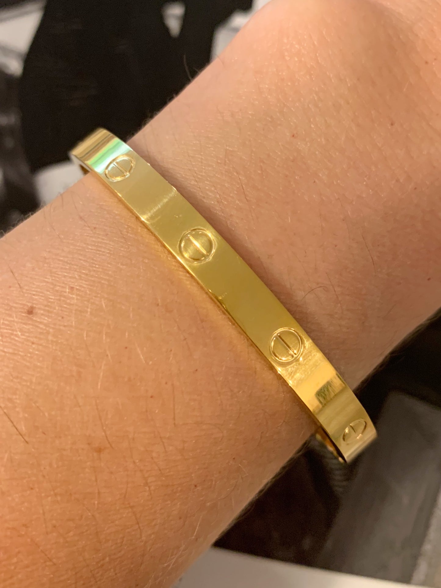 Screw Bangle Bracelet