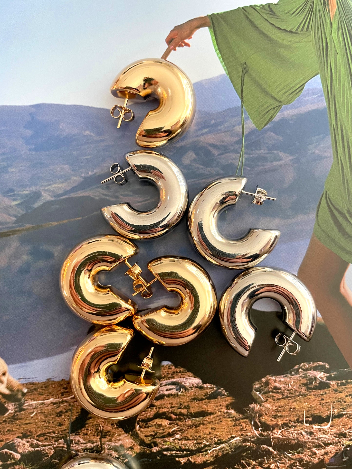 Los pendientes de aro gruesos perfectos