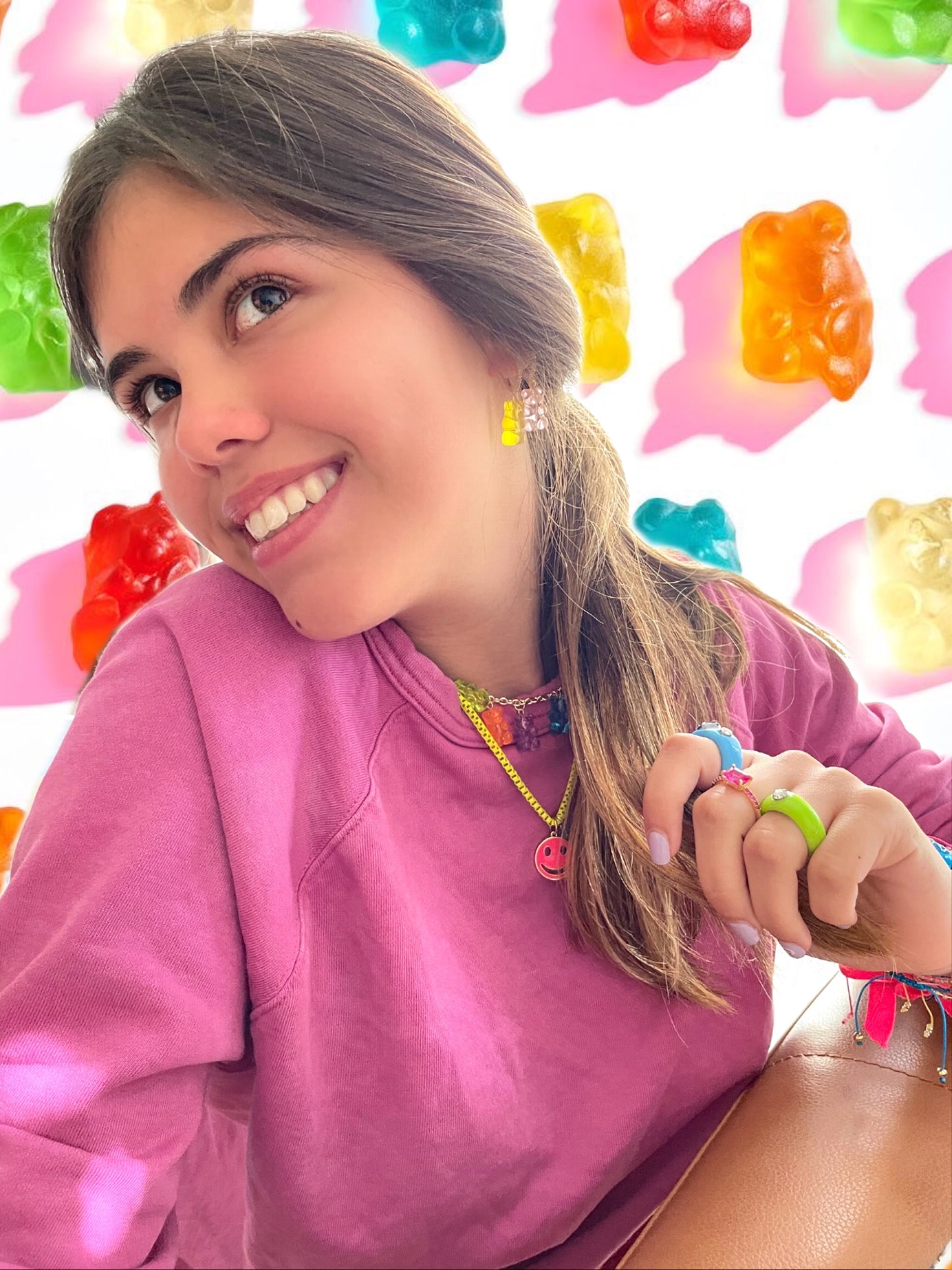 Colliers multi-breloques Gummy Bears