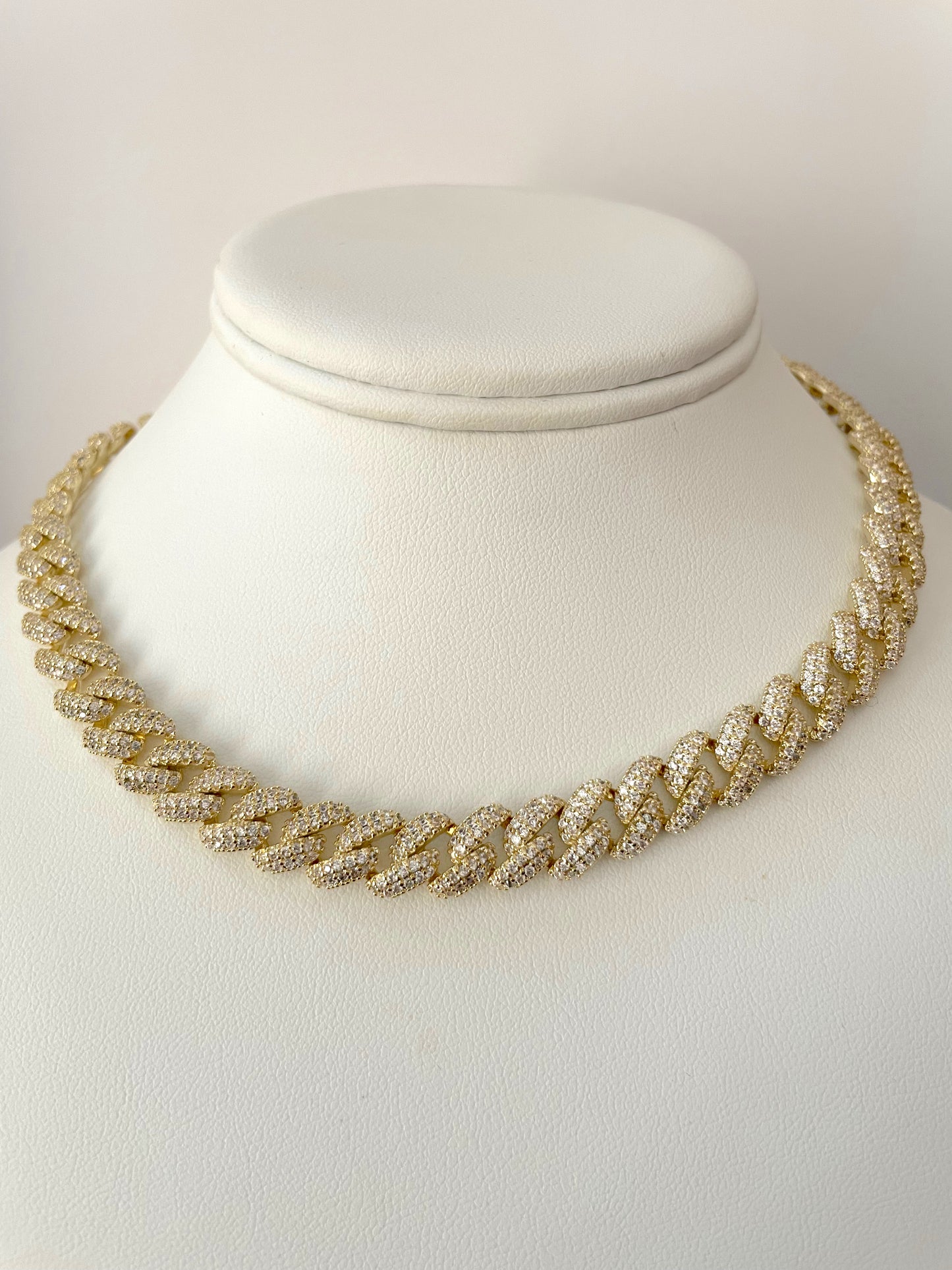Iced Cuban link necklace
