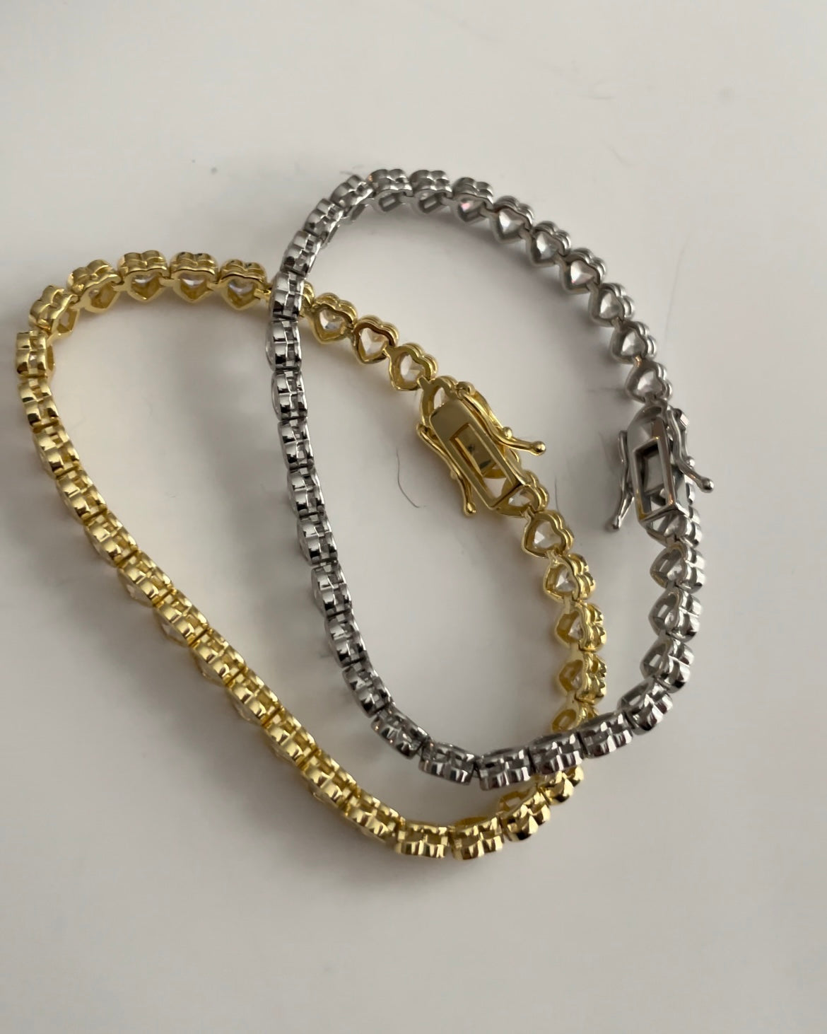 Bracelet coeurs infinis