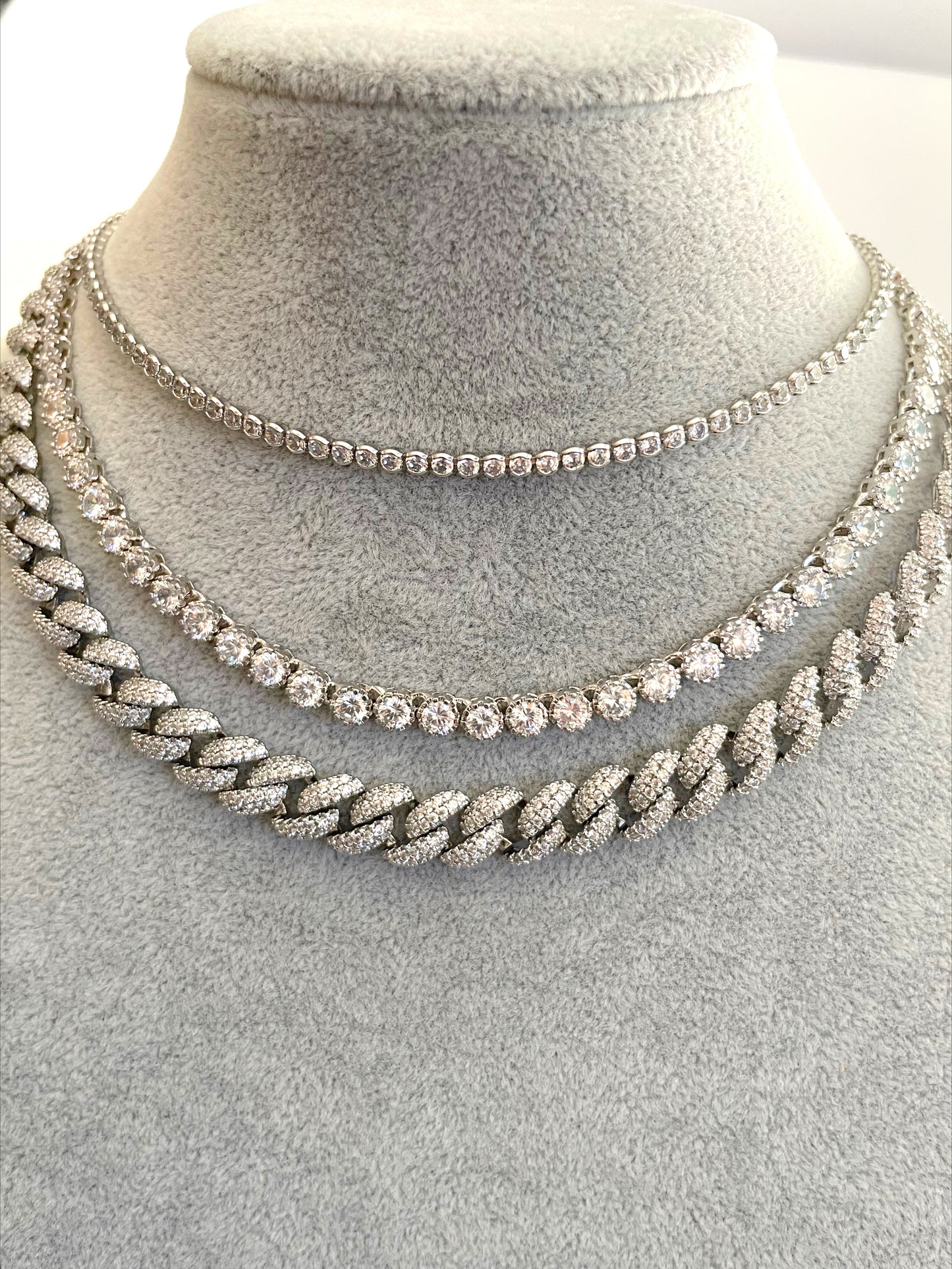 Iced Cuban link necklace