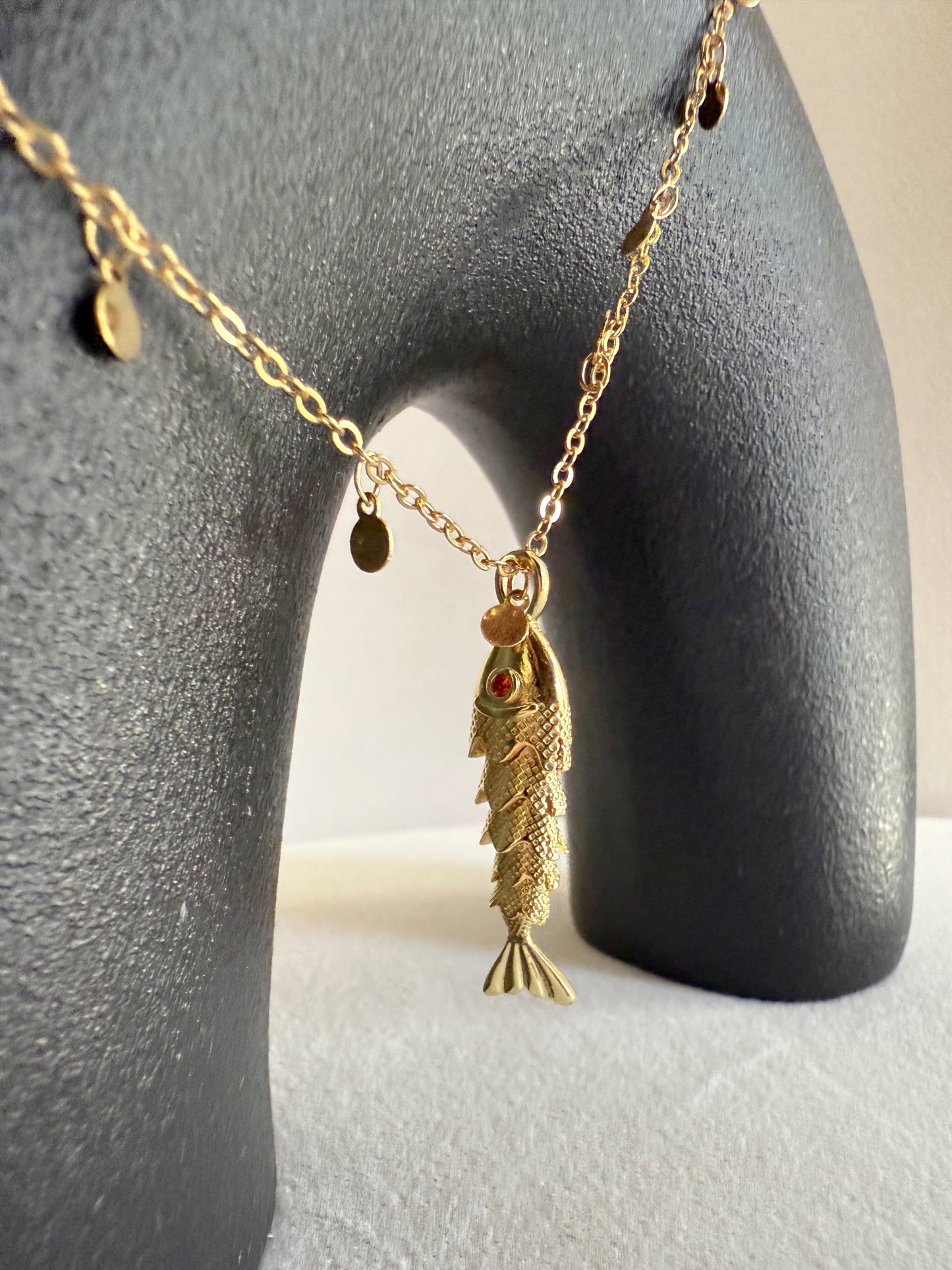 The Fringe Fish Necklace