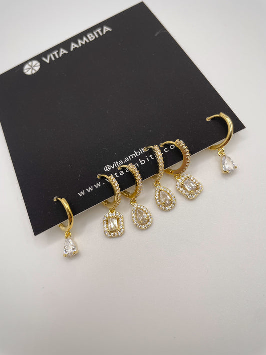 Conjuntos de fiesta con aretes