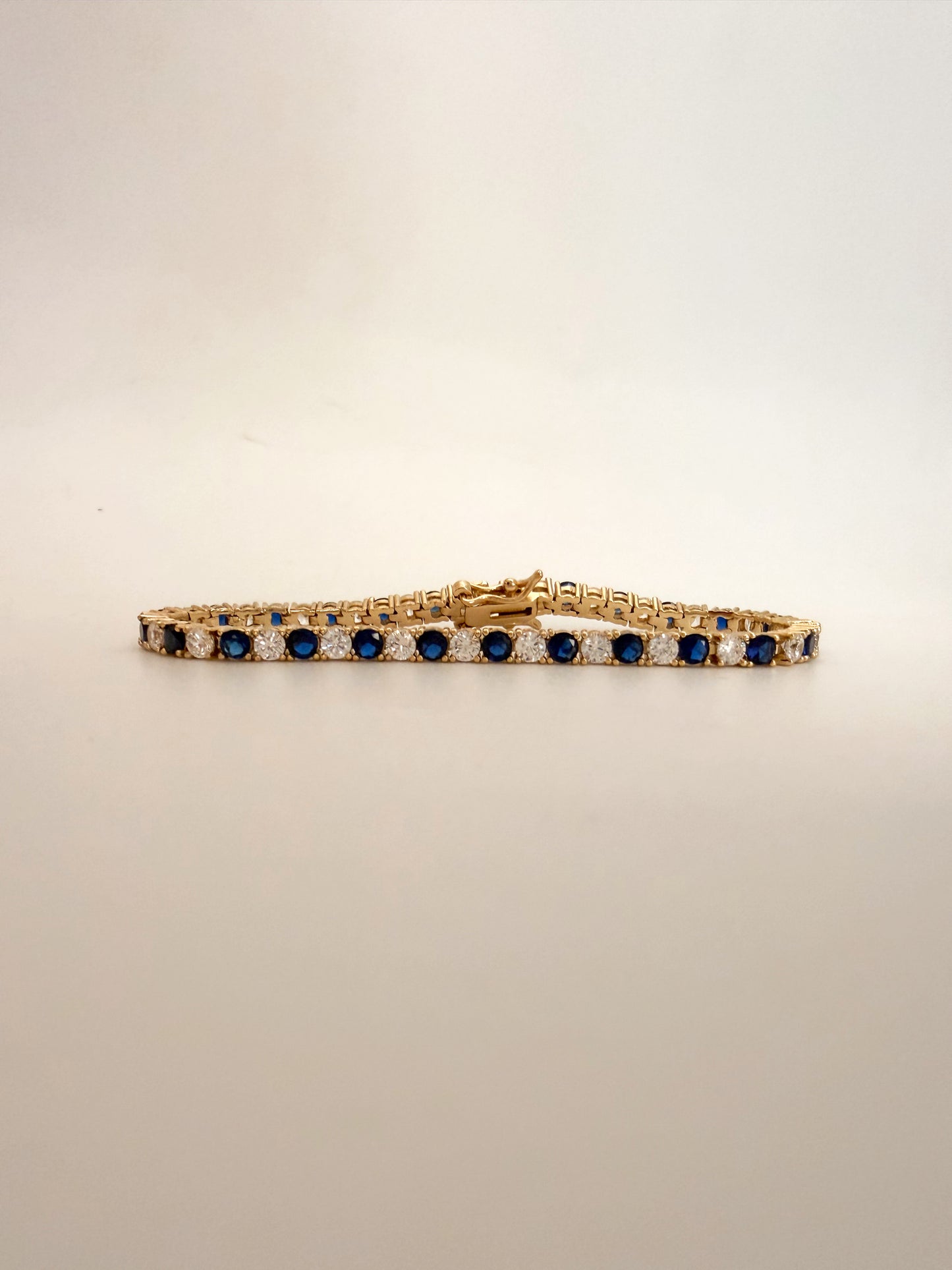 Two-Tone Tennis Bracelet