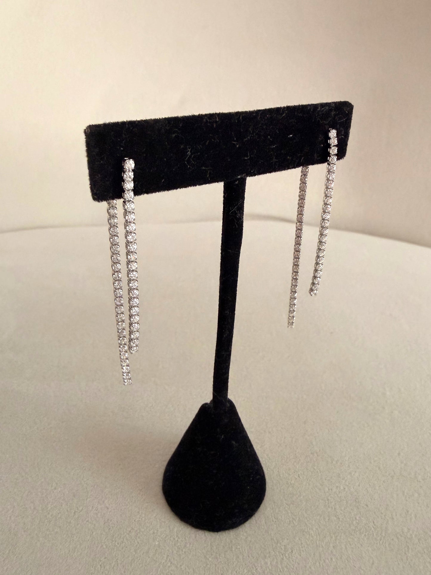 Double Line Drop Earrings