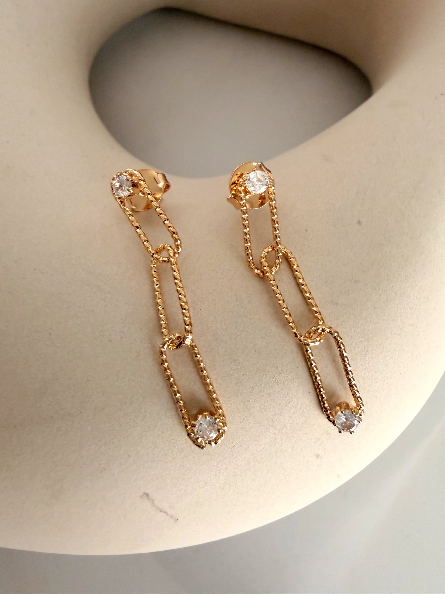Linked Drop Earrings