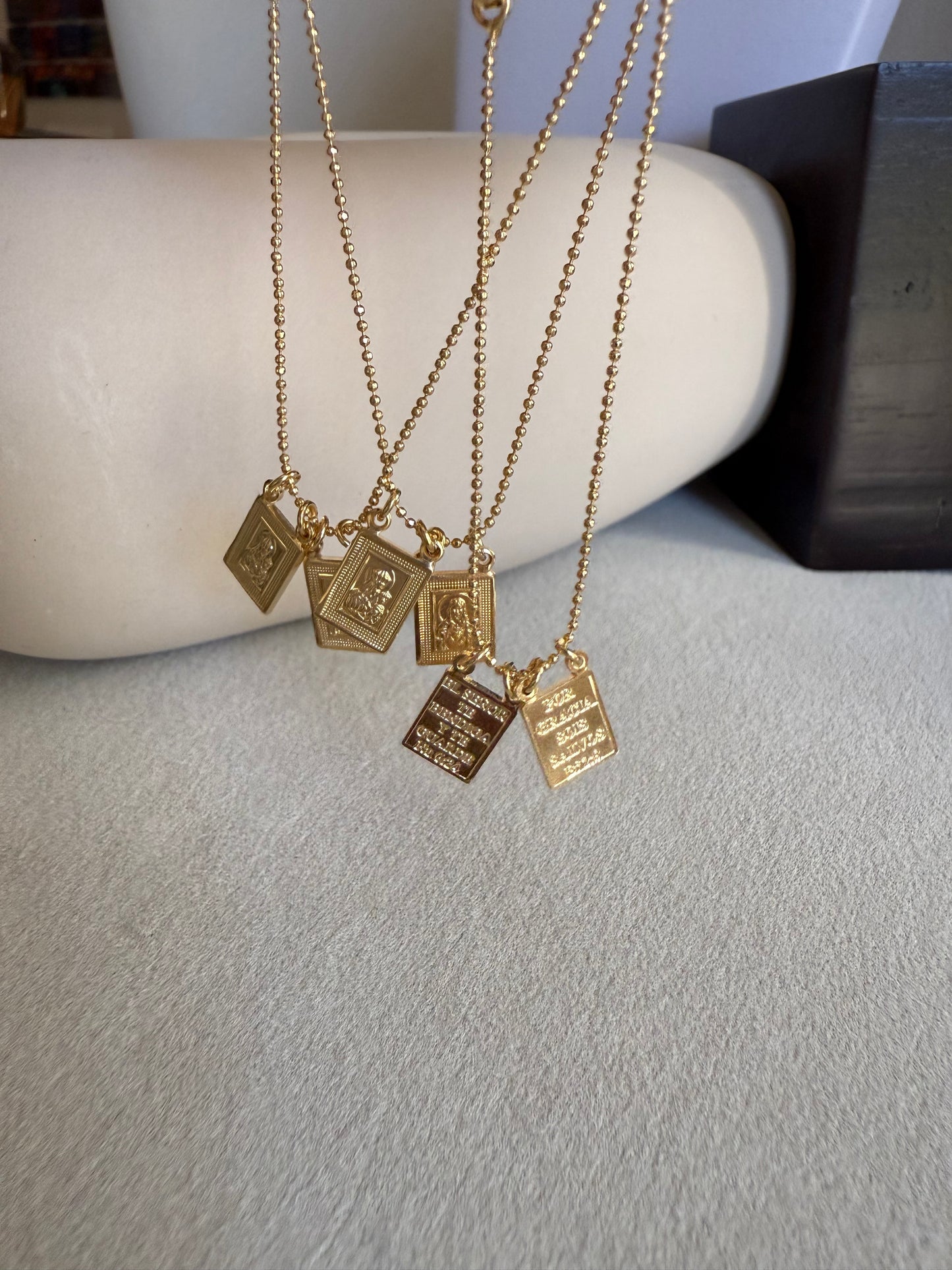 Gold Scapular Bracelet