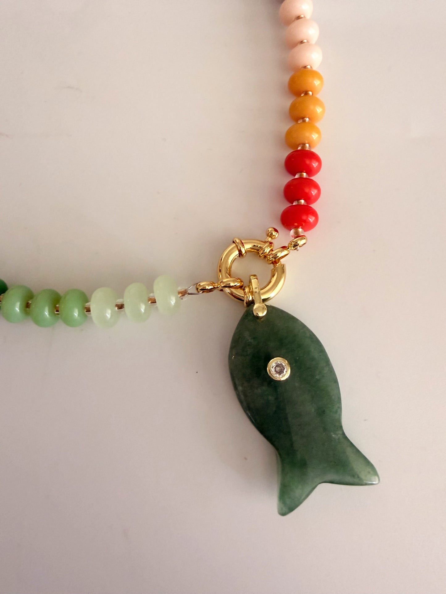 Spectrum Fish Necklace