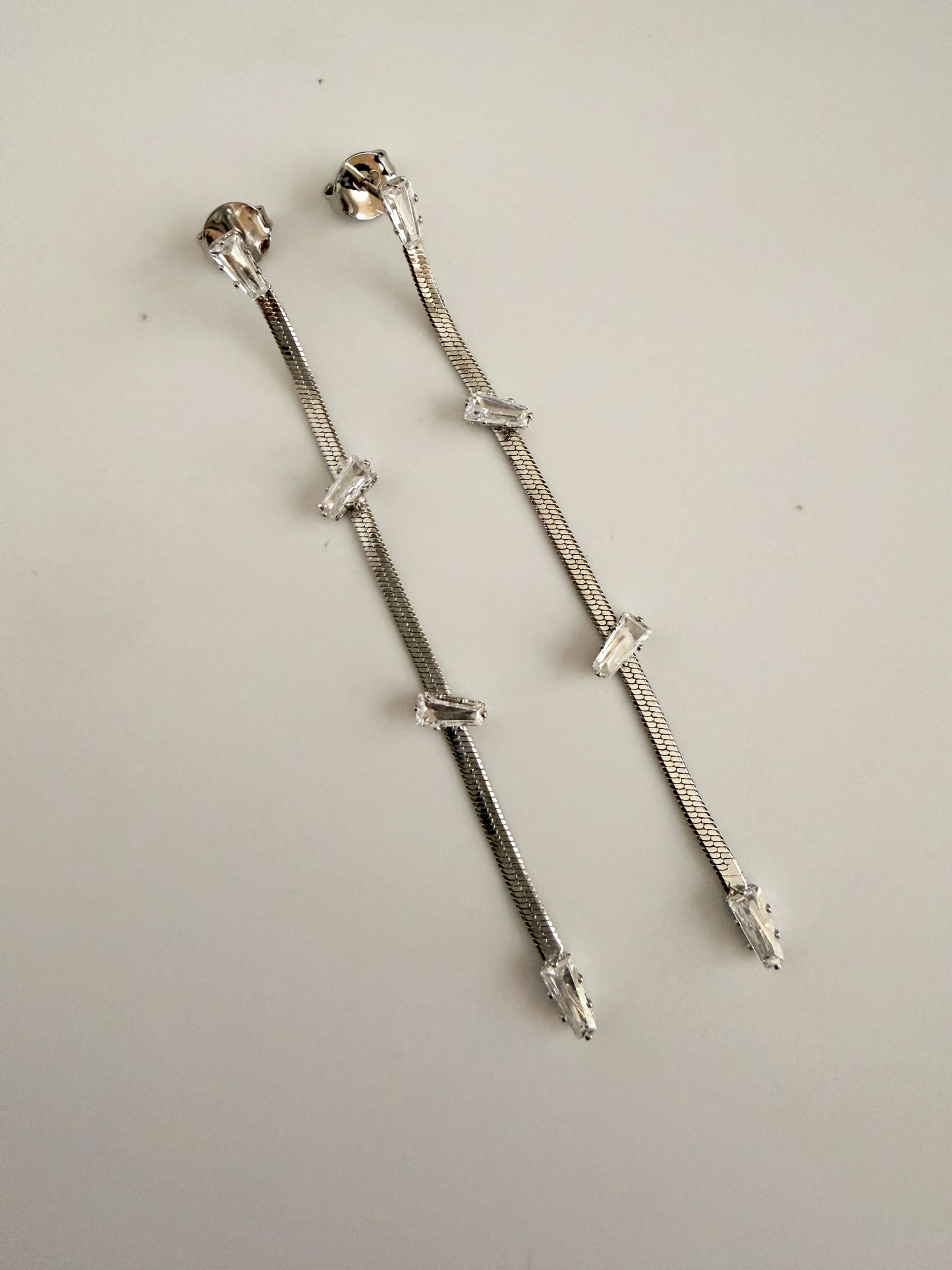 Linear Drop Earrings