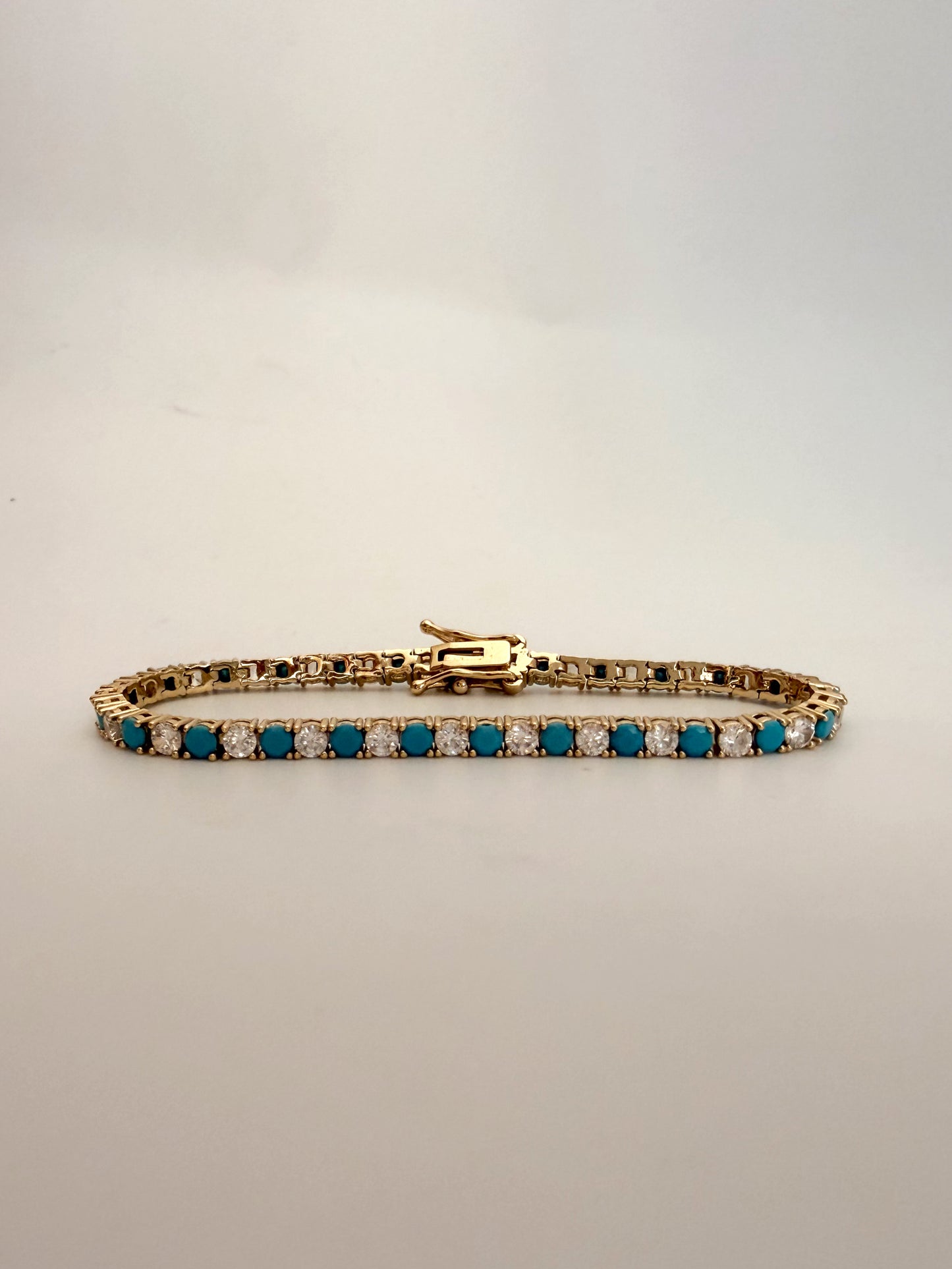 Two-Tone Tennis Bracelet