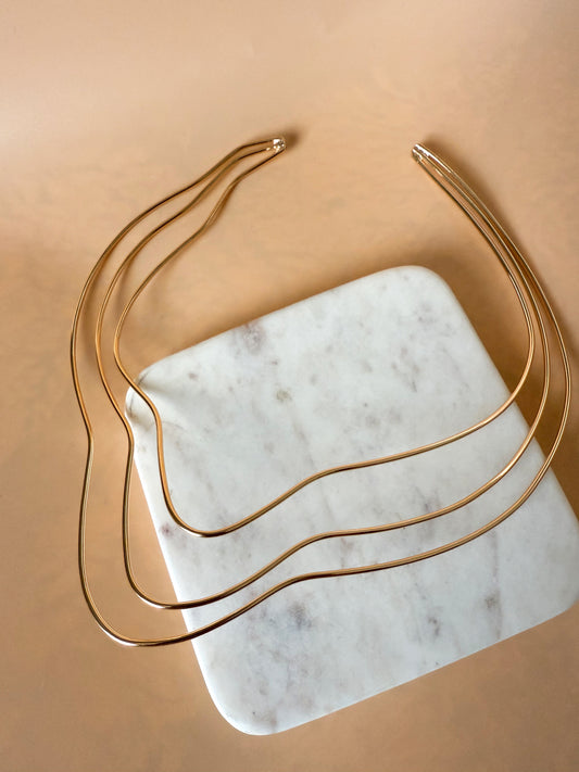 Triple Layered Choker Necklace