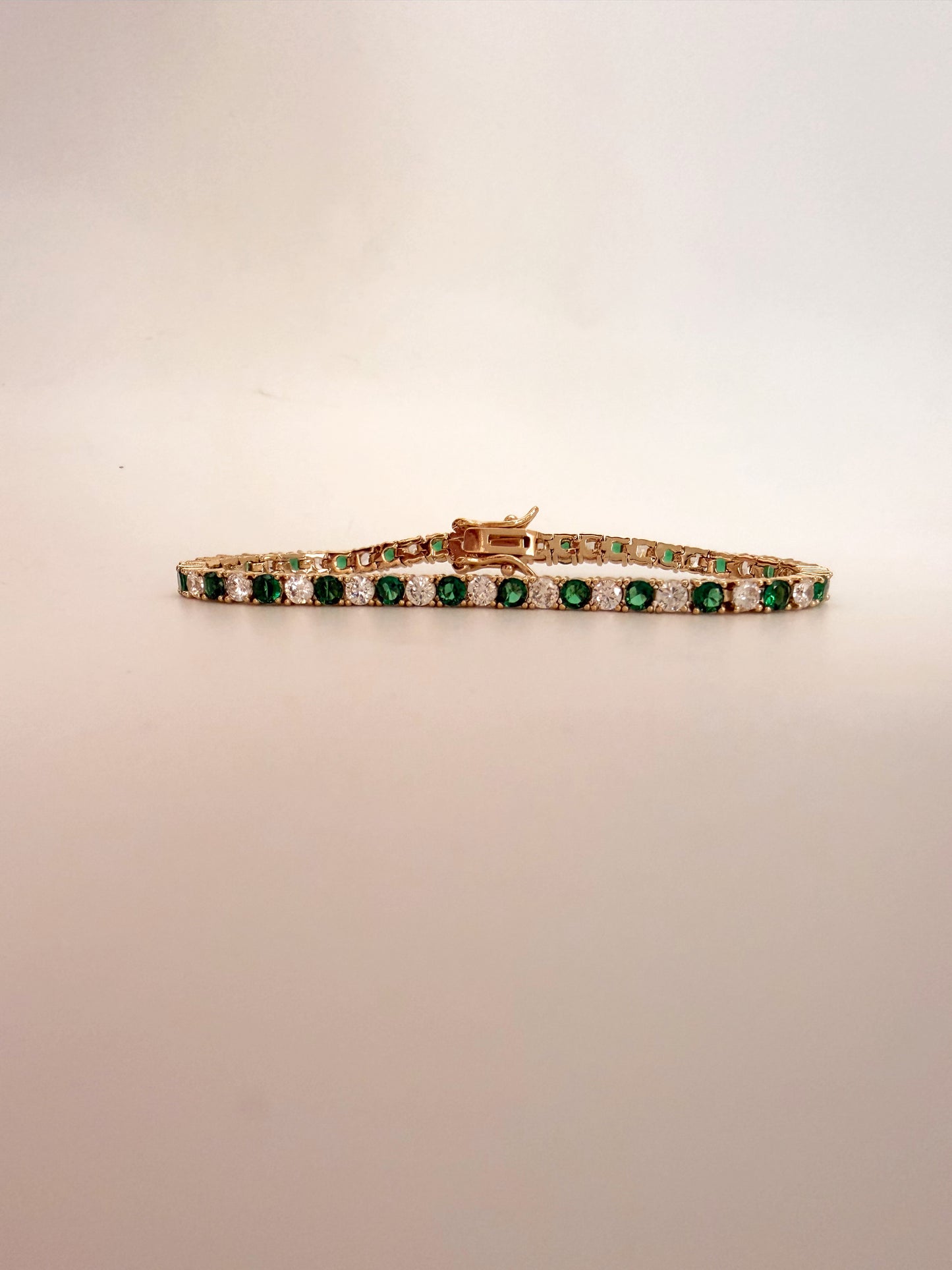 Two-Tone Tennis Bracelet