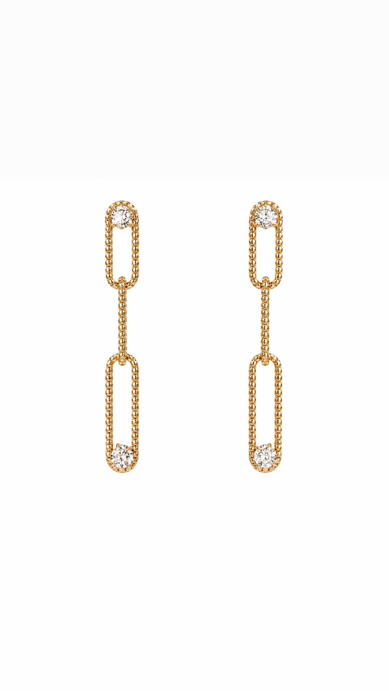 Linked Drop Earrings