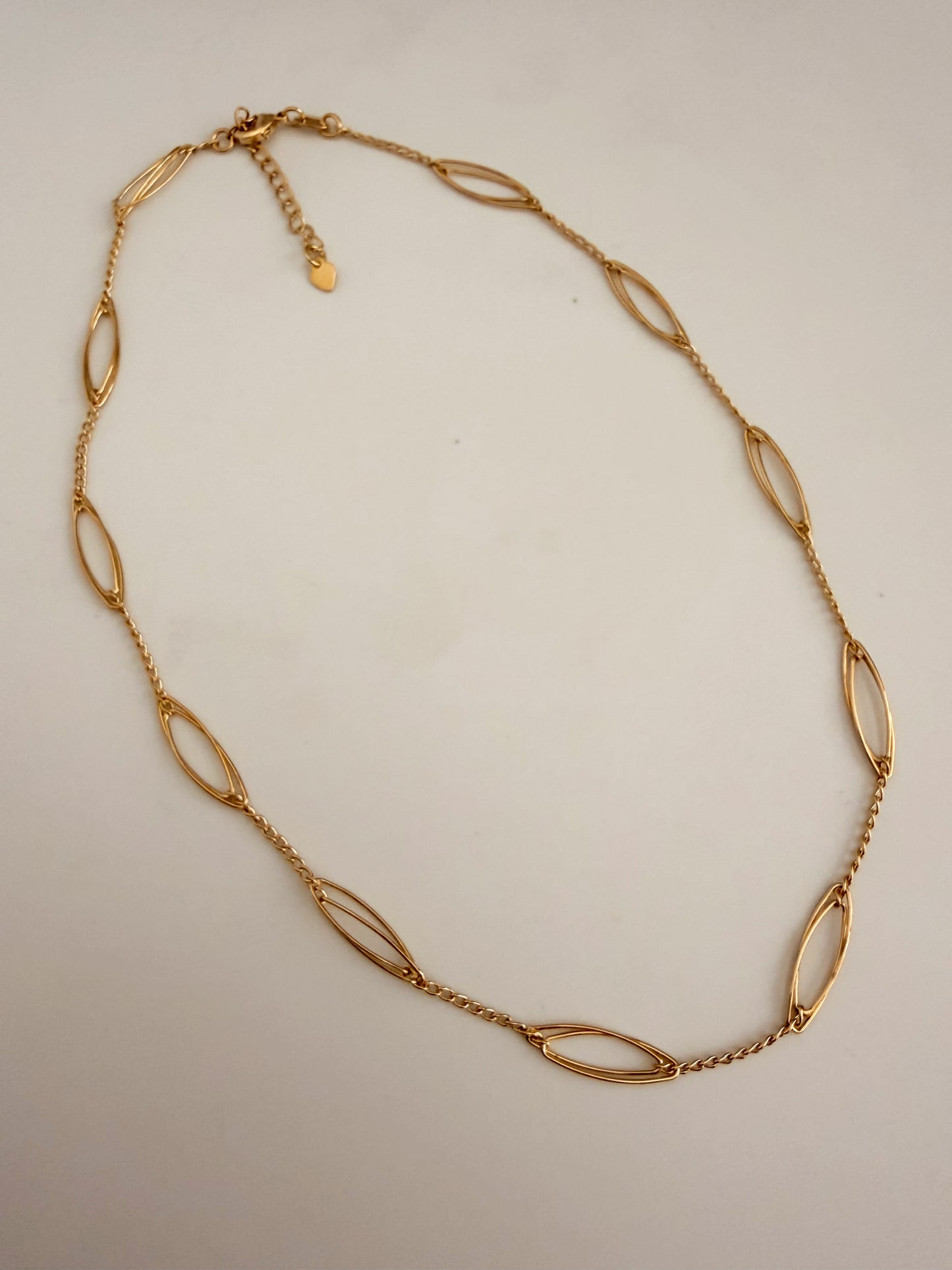 Open Oval Link Necklace