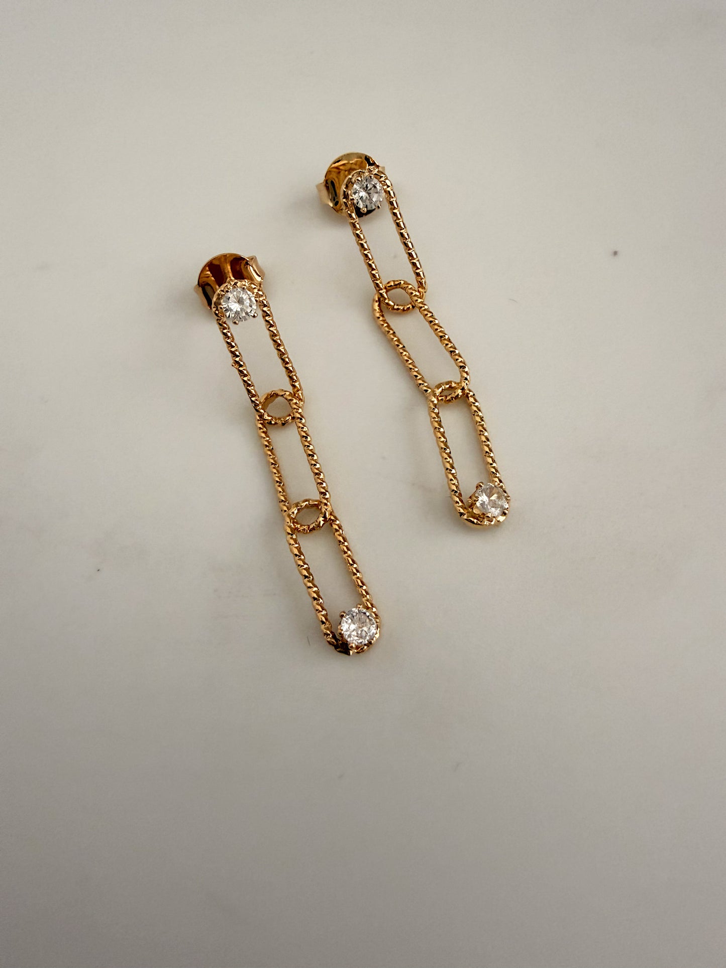 Linked Drop Earrings