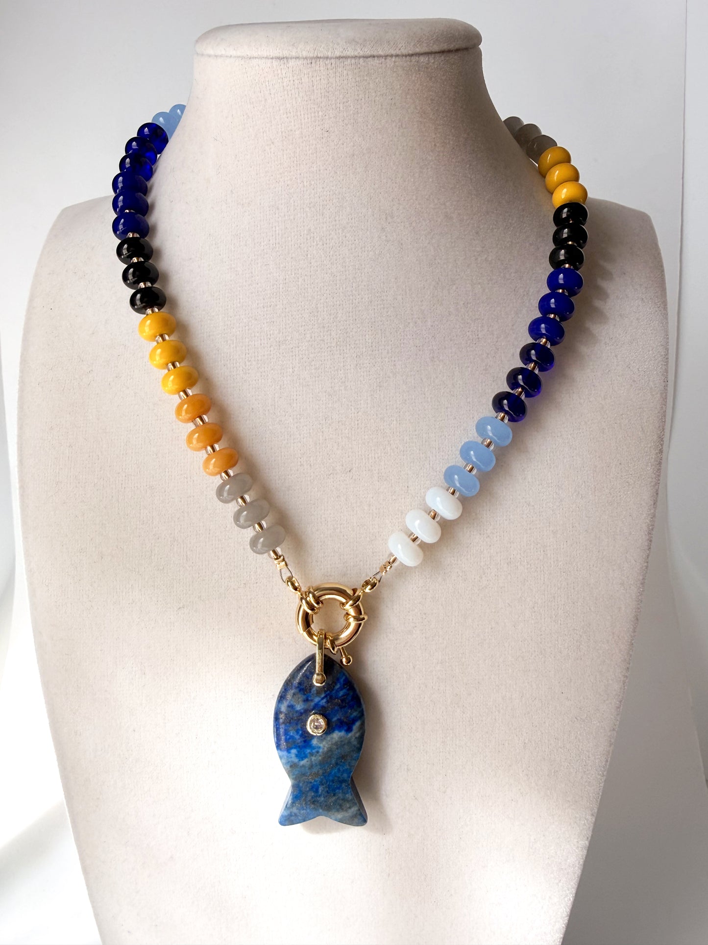 Spectrum Fish Necklace