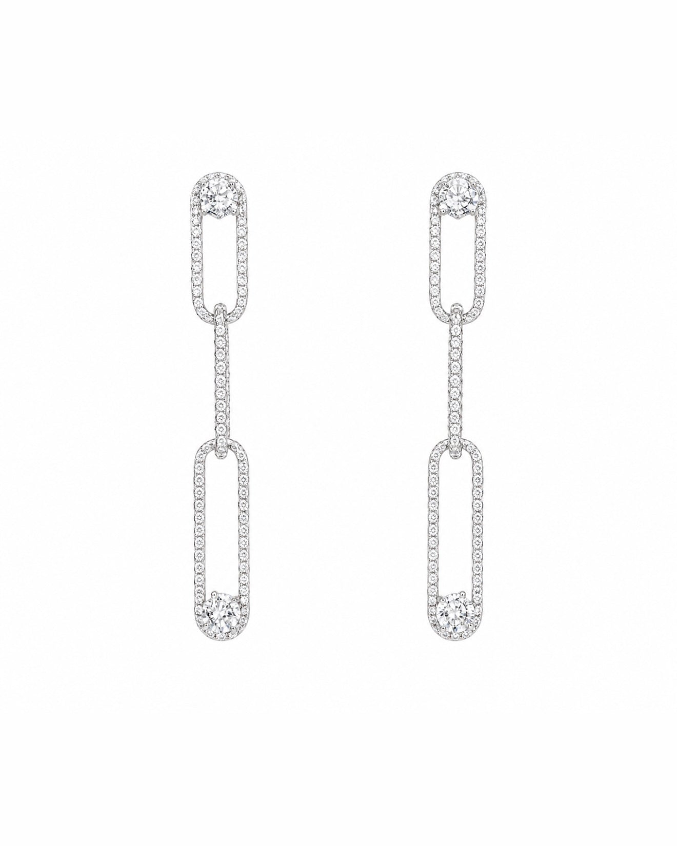 Linked Drop Earrings