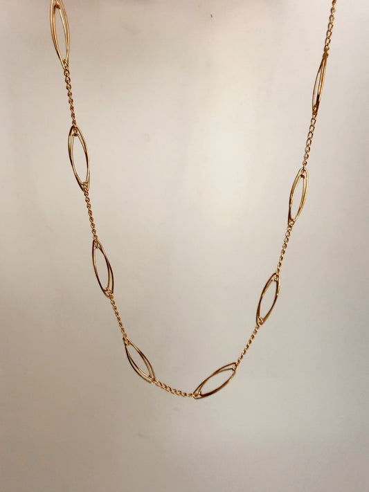 Open Oval Link Necklace