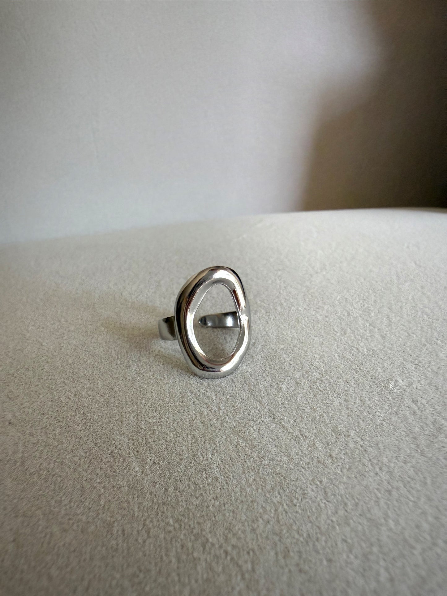 Oval Stainless Steel Ring