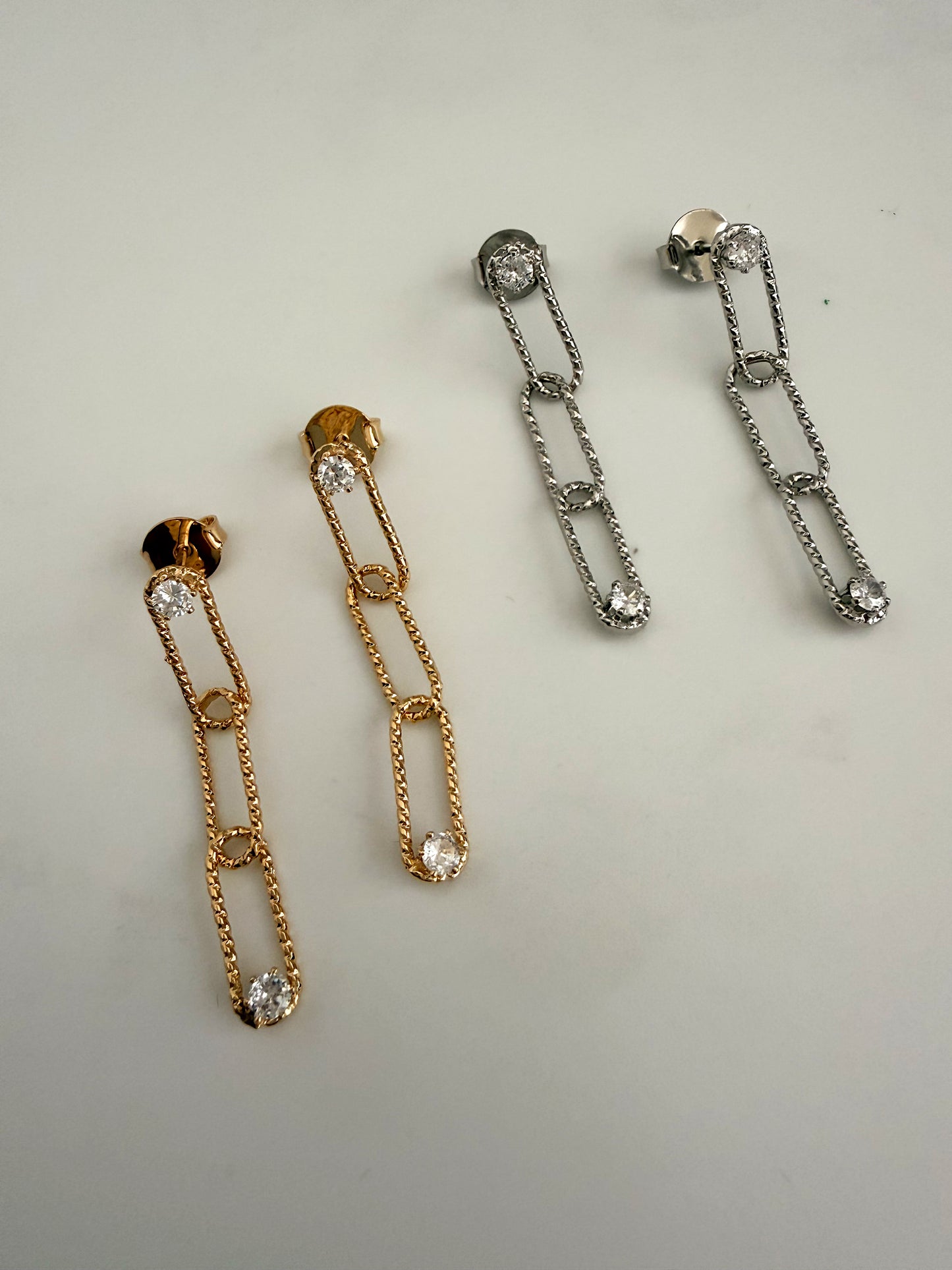 Linked Drop Earrings
