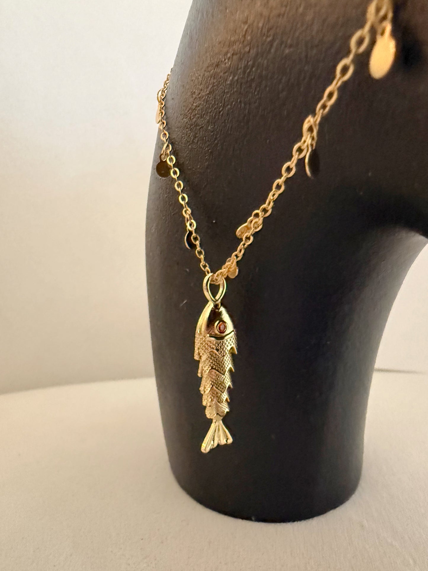 The Fringe Fish Necklace