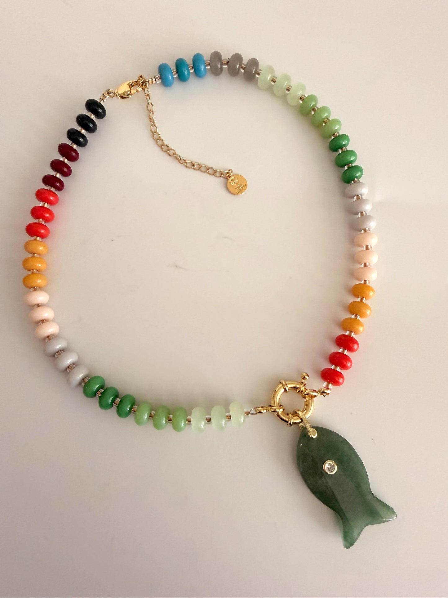 Spectrum Fish Necklace