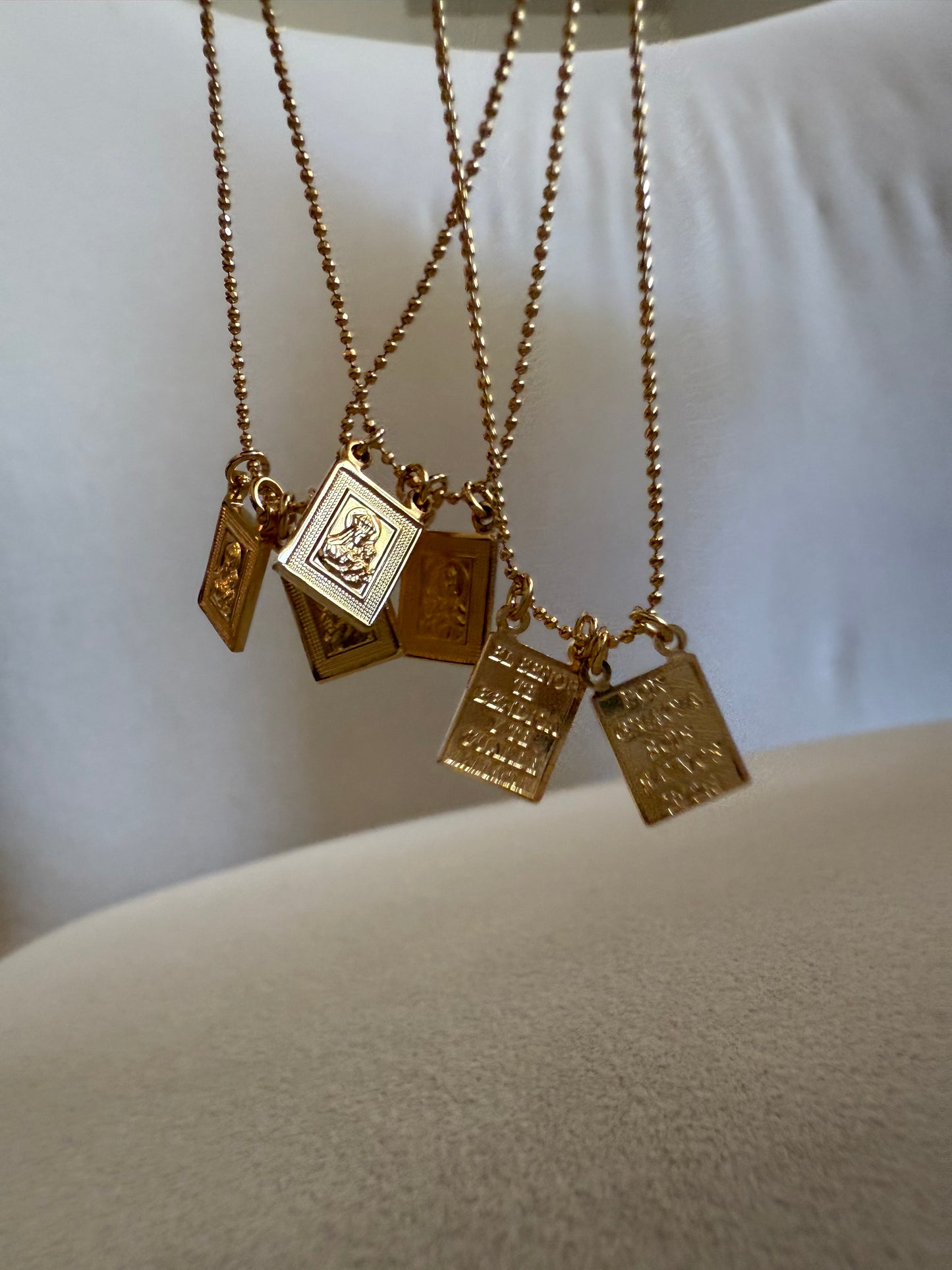 Gold Scapular Bracelet