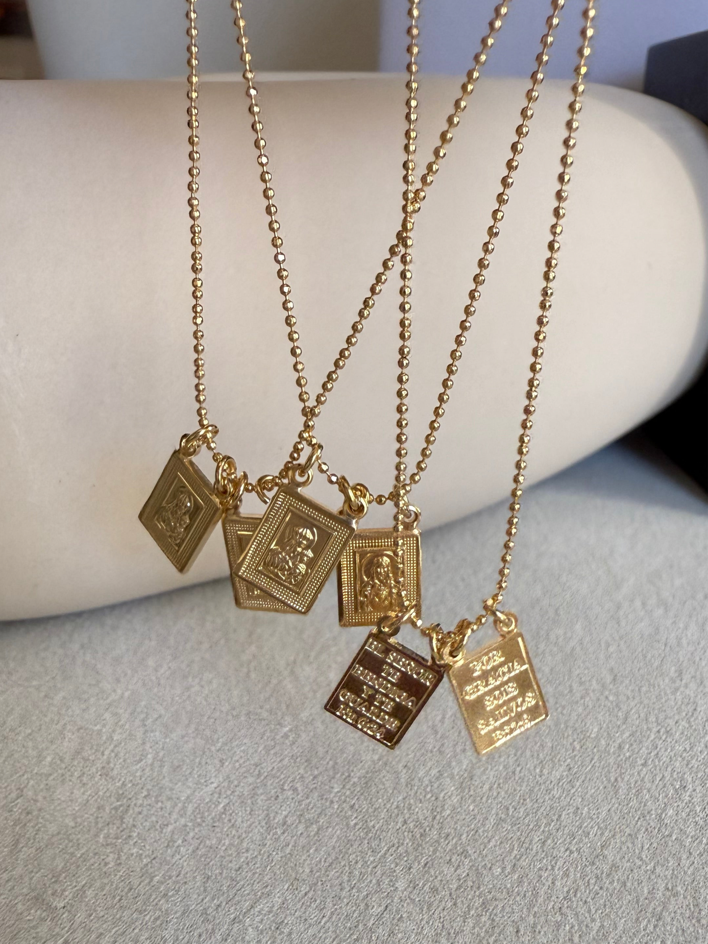 Gold Scapular Bracelet