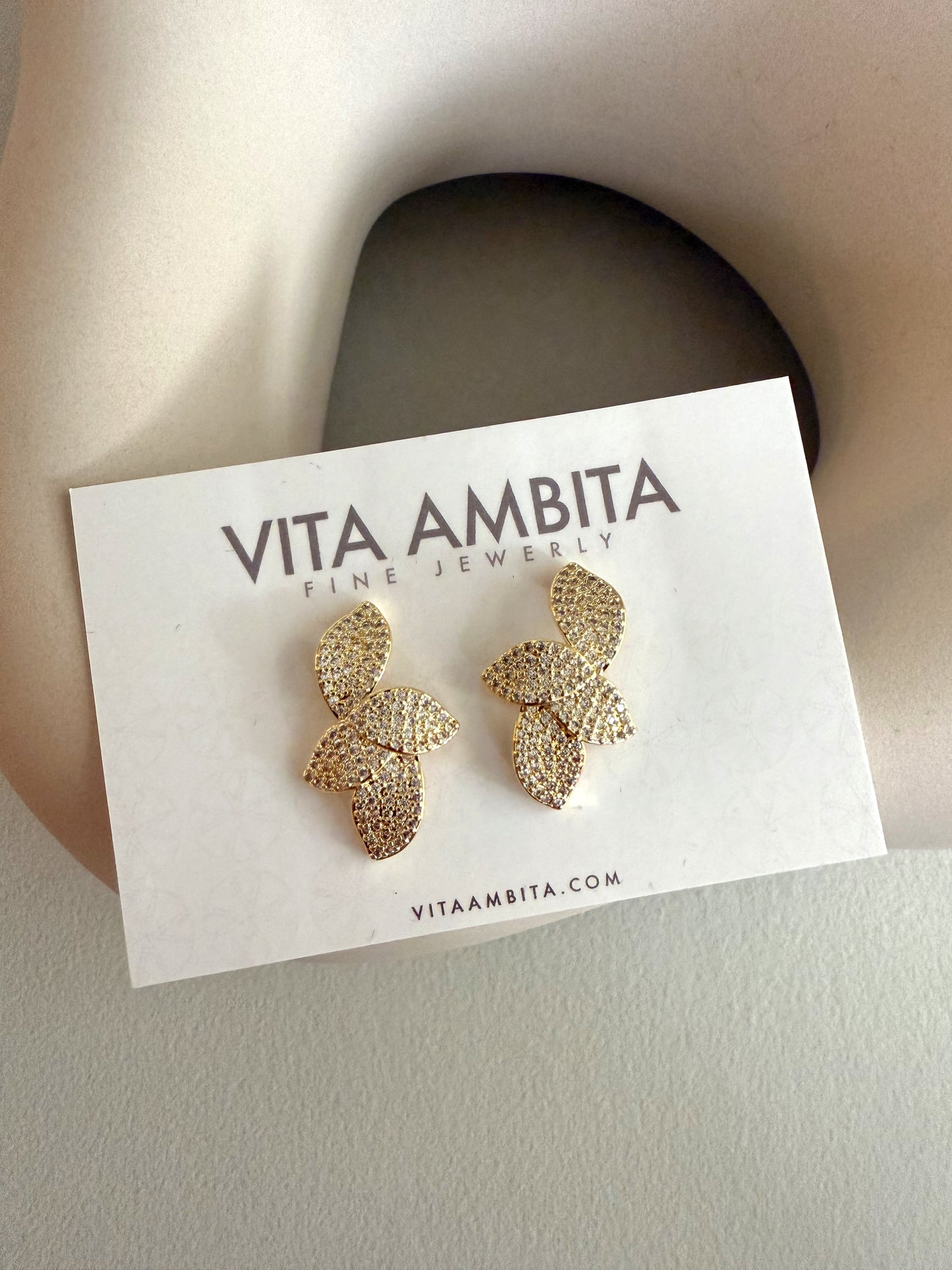 Sparkling Petals Earrings