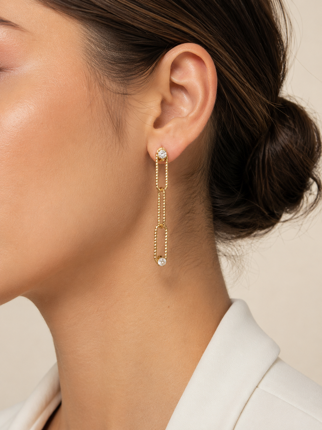 Linked Drop Earrings