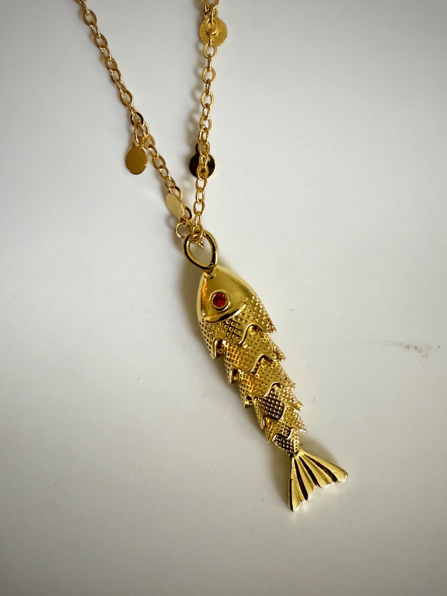 The Fringe Fish Necklace
