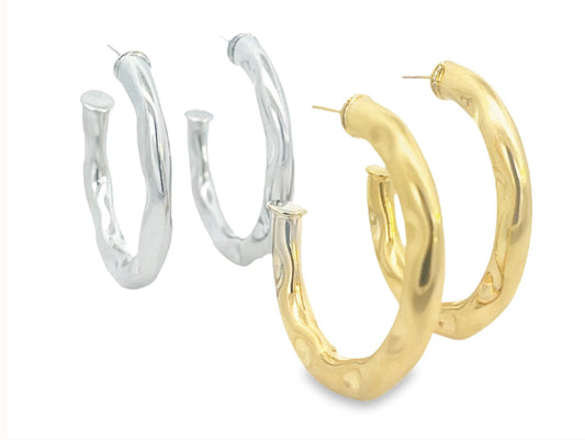 Hammered Hoops