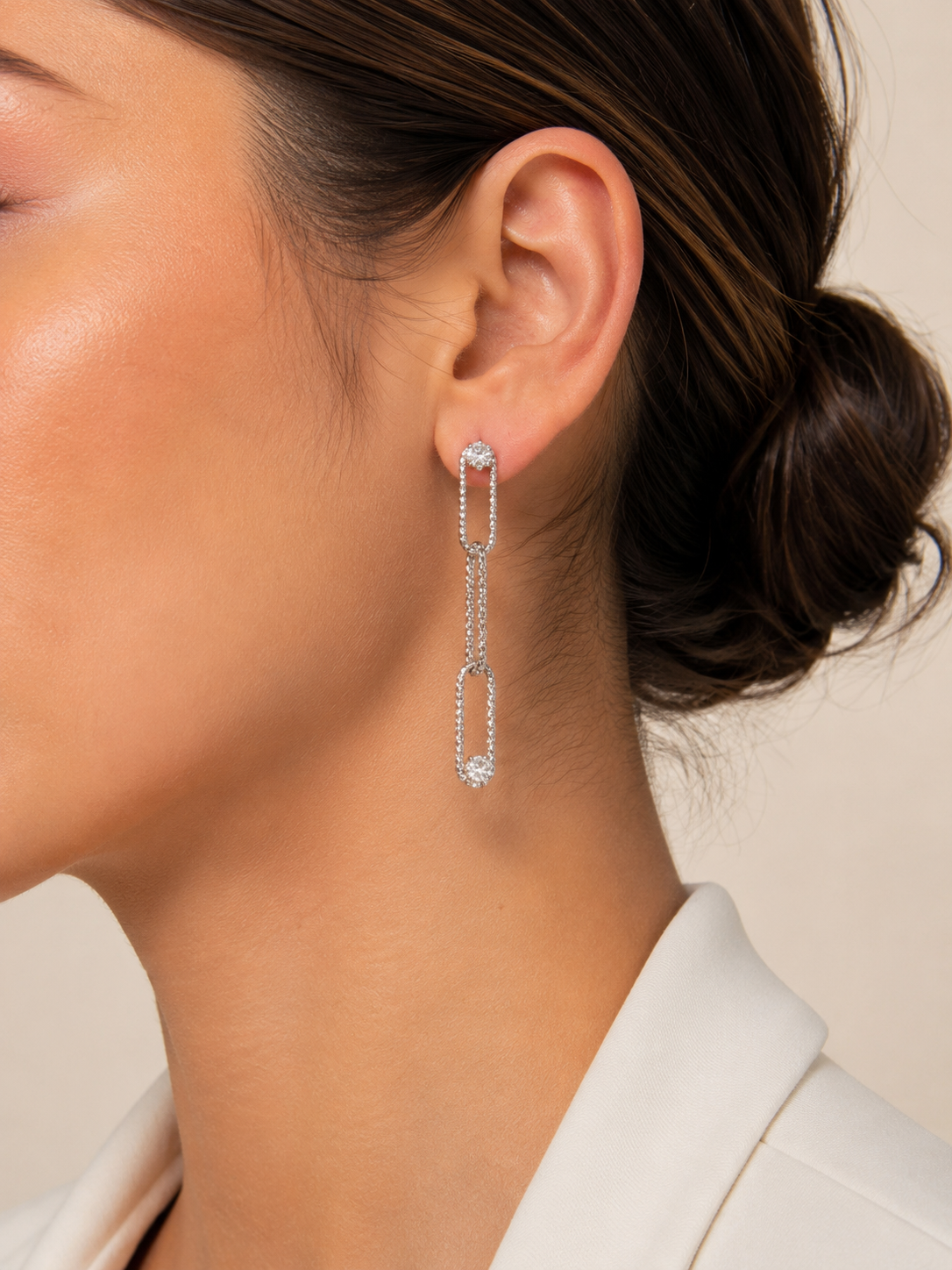 Linked Drop Earrings